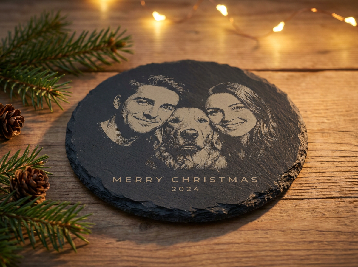Circle Slate Coaster Holiday Photo.png