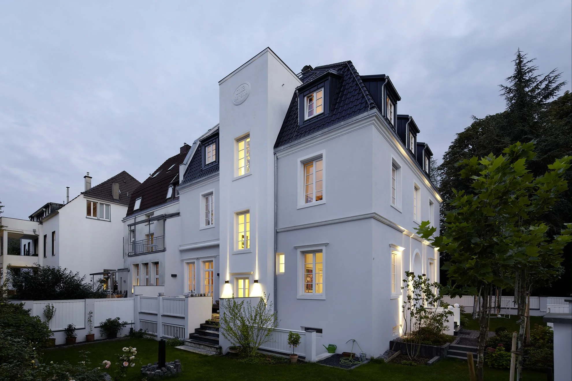 Pfarrhaus Ansicht Garten