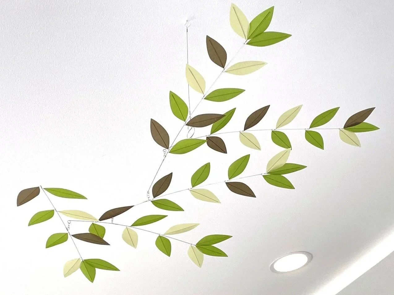 I enjoy a good mobile. And not just because ceiling art is largely underrated. 


I love that a mobile begins to move when the room seems perfectly still and the music starts.


We are like that. Connected. Introduce a small shift, and eventually eve