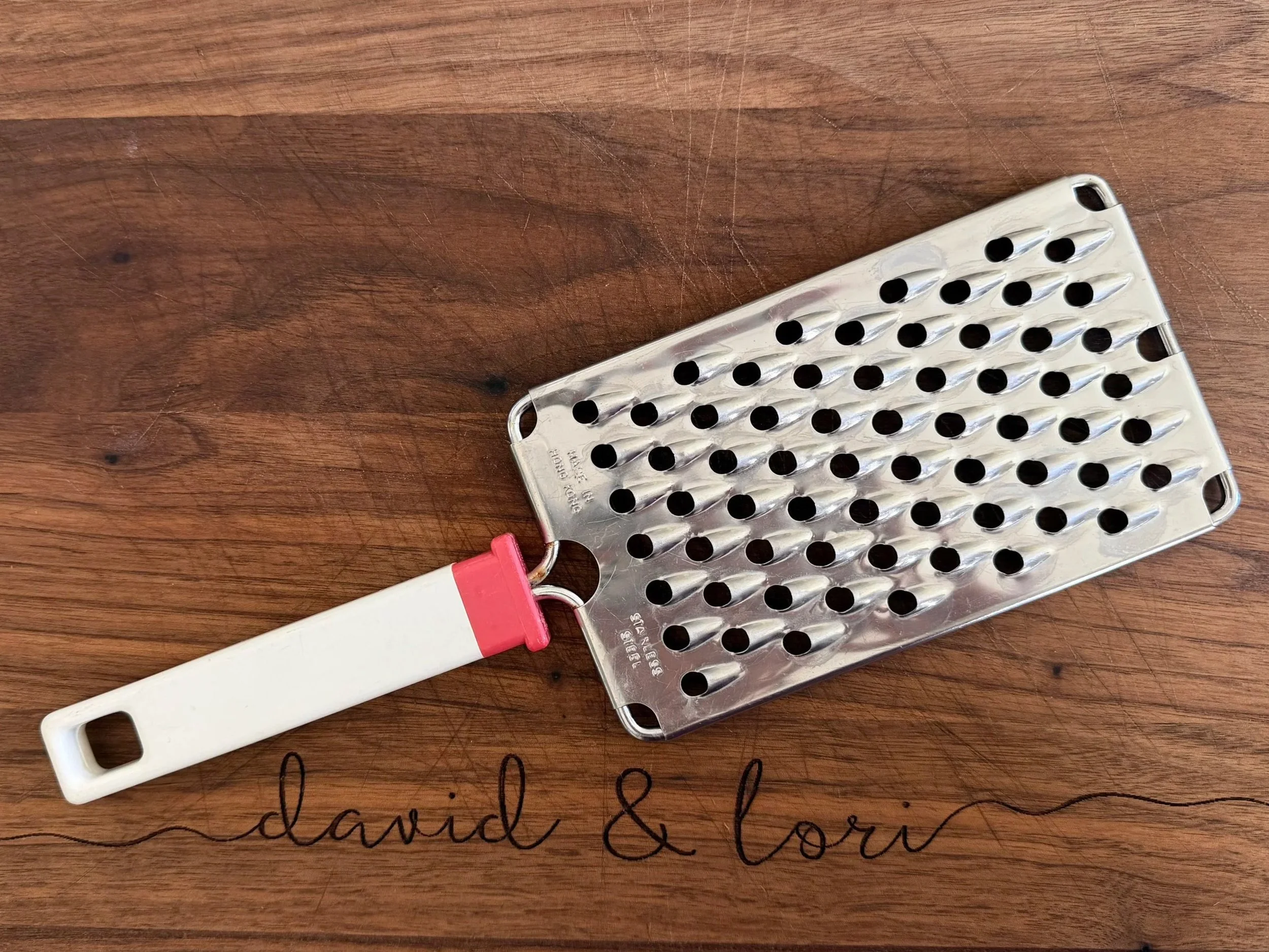This cheese grater belonged to my grandparents. It isn't valuable. It isn’t particularly special. I don’t remember if they even liked cheese. 
But every time I reach for it, I think about how the smallest objects quietly carry people forward.
We inhe
