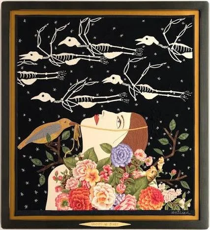Chris Roberts-Antieau, Ghosts of Birds:
We liked this piece so much in 2014 that we put it on our wedding registry. But we love everything she does. Thought-provoking, spiritual, entertaining, and beautiful. Her galleries are a must explore in New Or