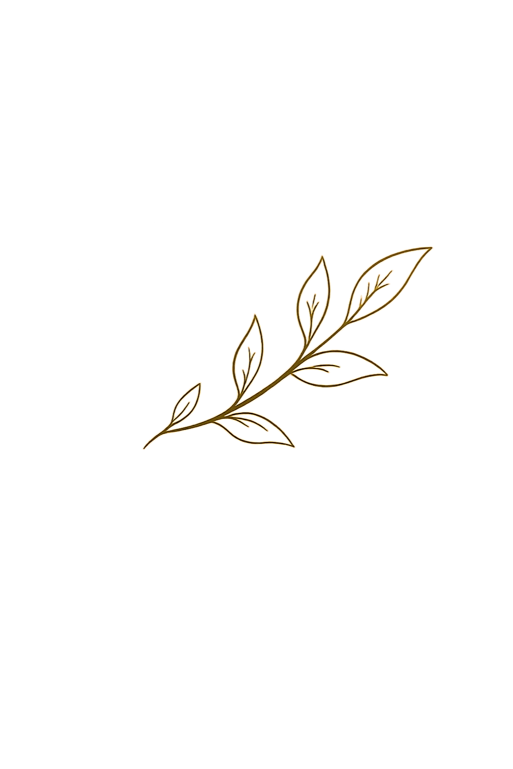 Een zwart ontwerp met een sierlijk gouden tak met bladeren en een tekst die zegt 'The best is yet to come'.