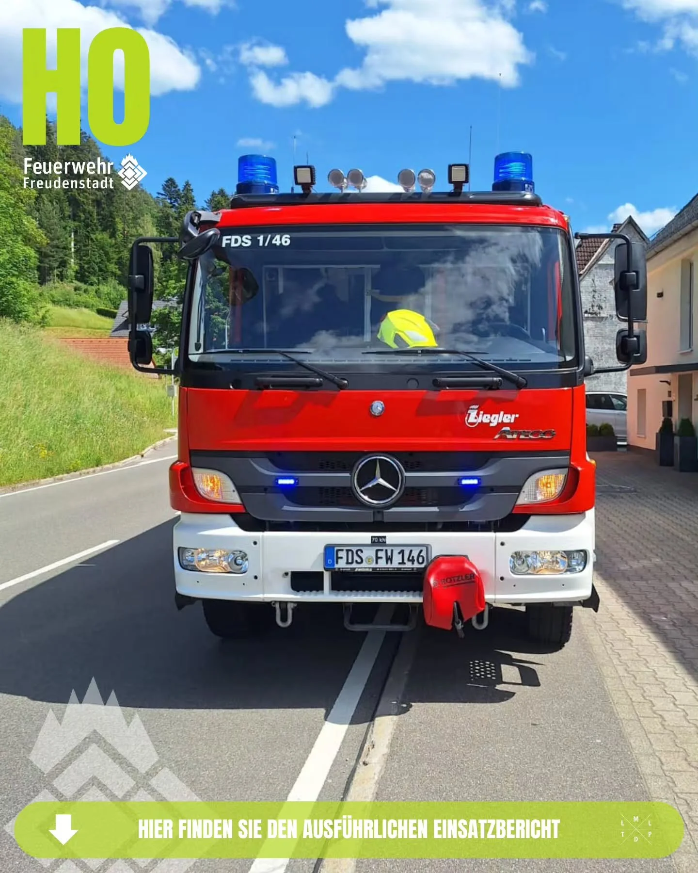 📟 Einsatz Nr. 144/2026

📟 H0 T&uuml;re &ouml;ffnen
📆 22.08.2026, 10:16 Uhr 
📍 Forststra&szlig;e, Freudenstadt
🚨 Abteilung Freudenstadt 
🚒 HLF 1/46

ℹ️ Alarmierung zu einer Notfallt&uuml;r&ouml;ffnung in einem Einfamilienhaus.
Die Anfahrt konnte