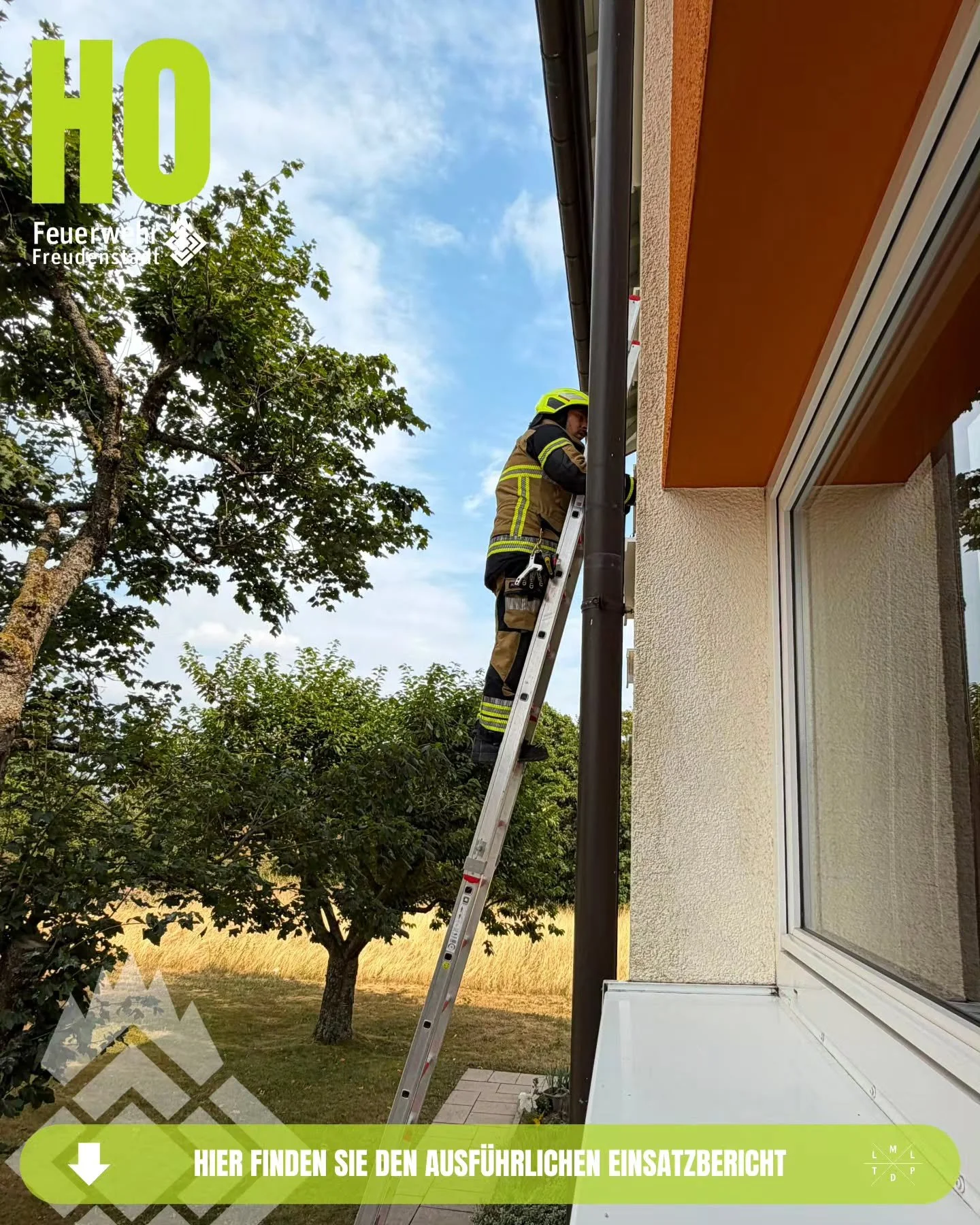 📟 Einsatz Nr. 139/2026

📟 H0 T&uuml;re &ouml;ffnen
📆 16.08.2026, 14:53 Uhr
📍 K&auml;rntner Stra&szlig;e, Freudenstadt
🚨 Abteilung Freudenstadt 
🚒 HLF 1/46

ℹ️ Alarmierung zu einer Notfallt&uuml;r&ouml;ffnung in einem Mehrfamilienhaus.
&Uuml;ber