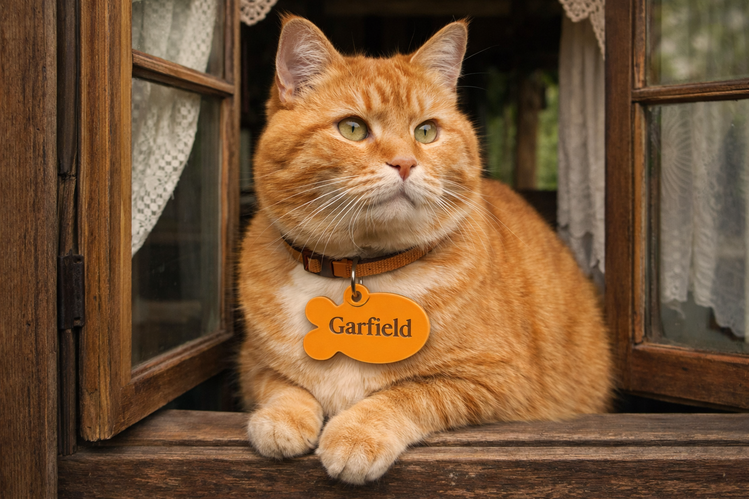 Vibrant Fish-Shaped Pet Tag