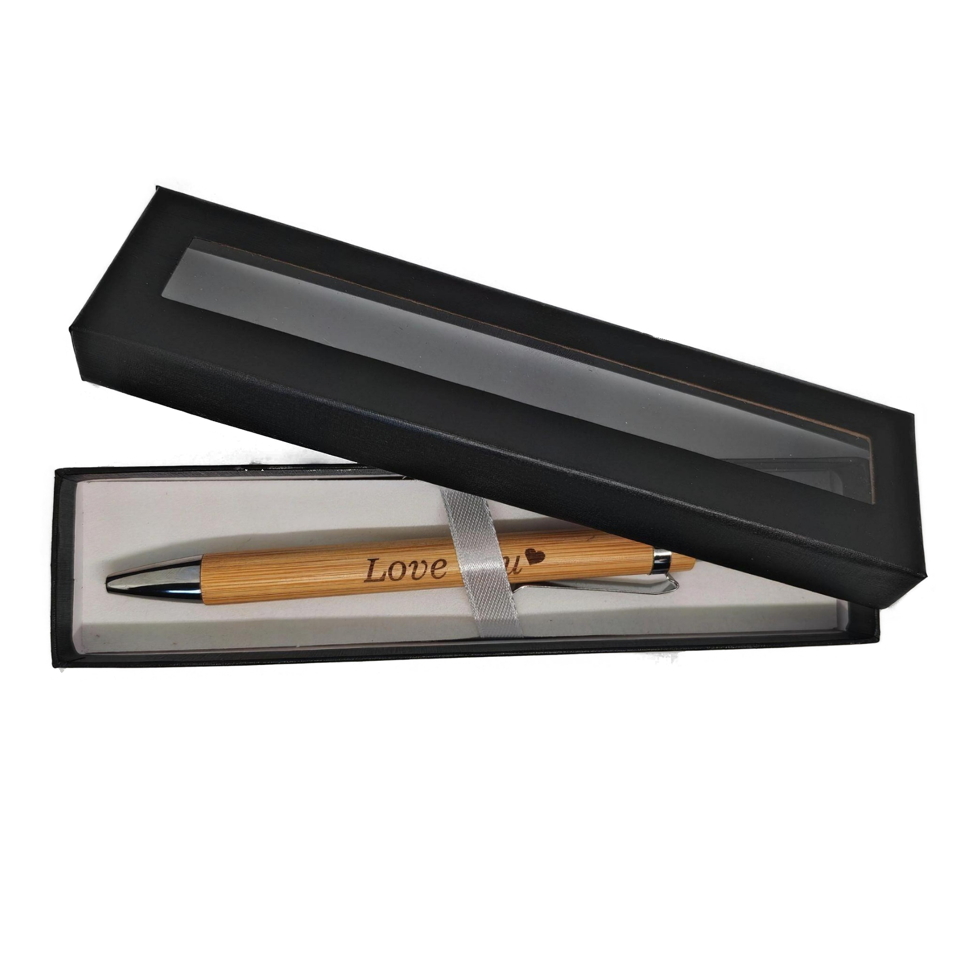 Sleek Display Pen Box with Window