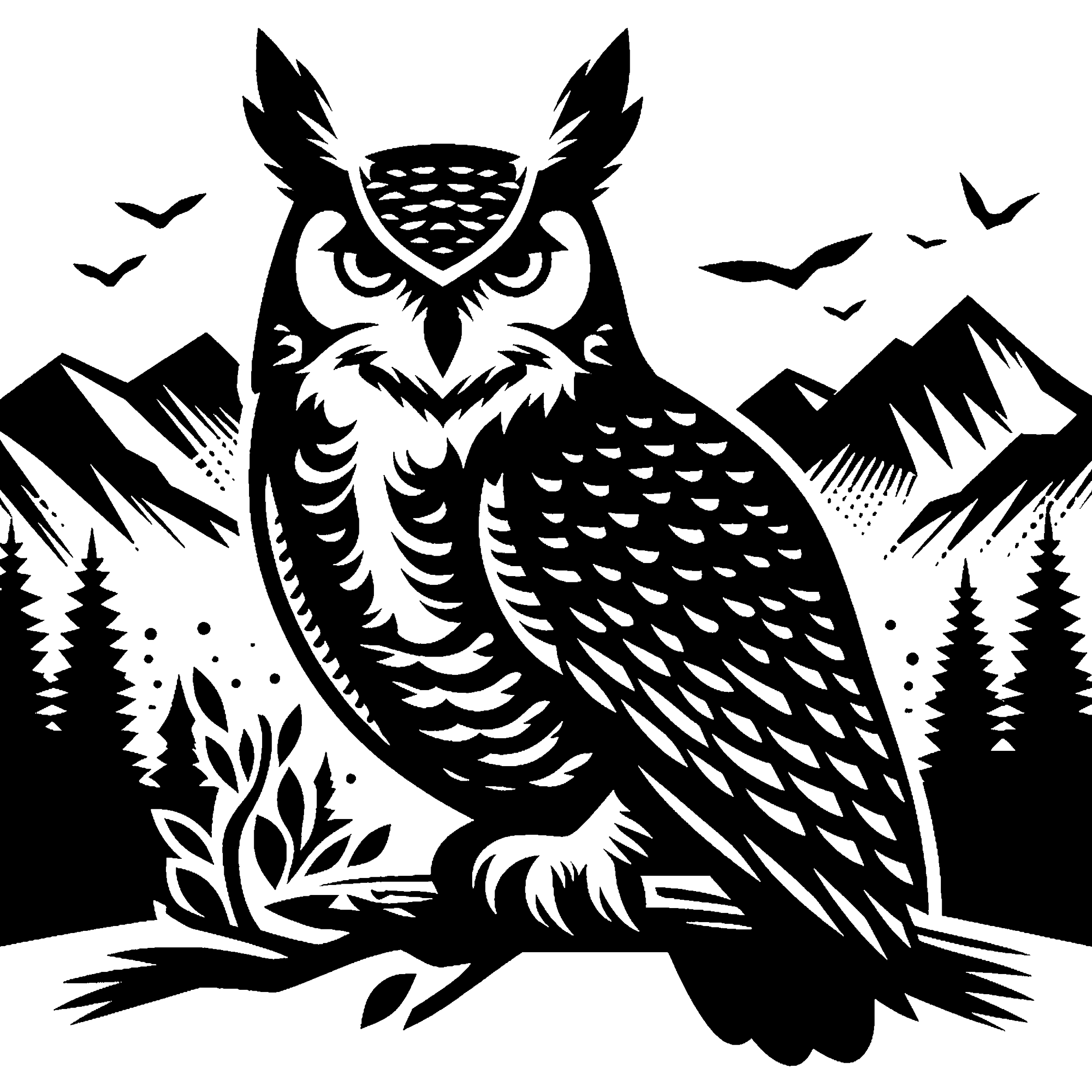 Great horned owl 02