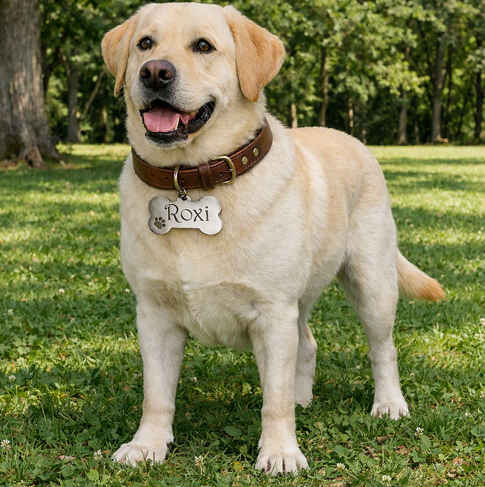 Pawfect Steel Bone Dog Tag