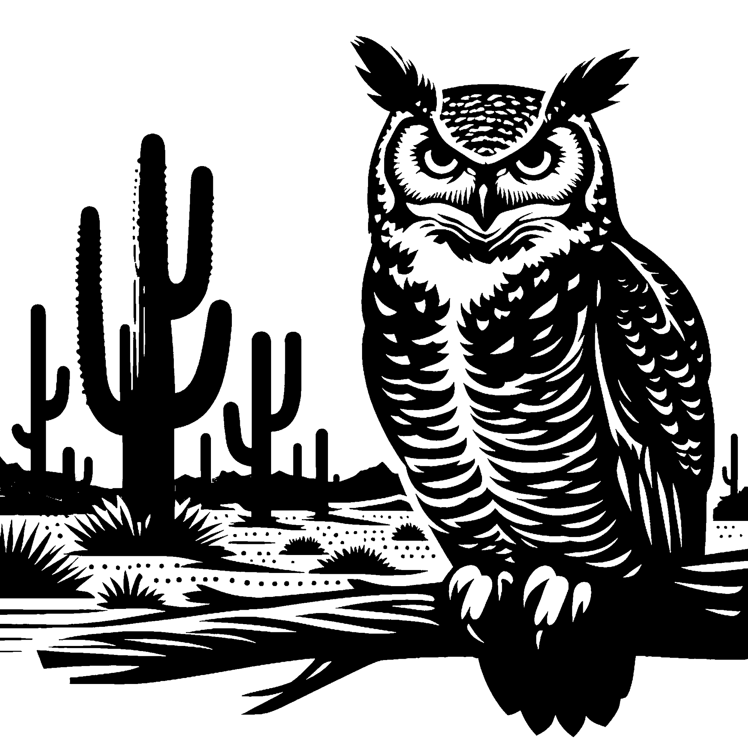Great horned owl 03