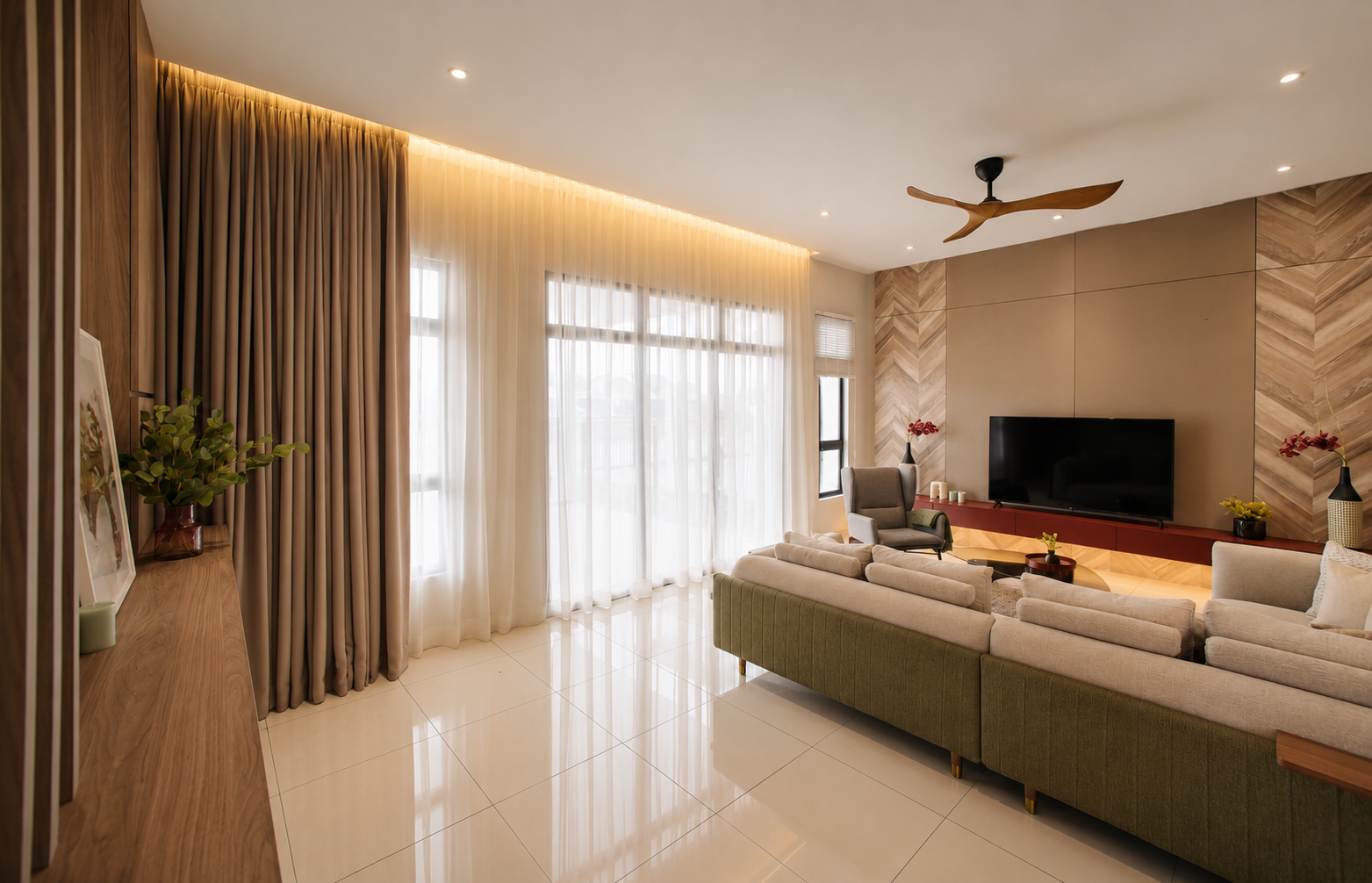 Warm Contemporary Living