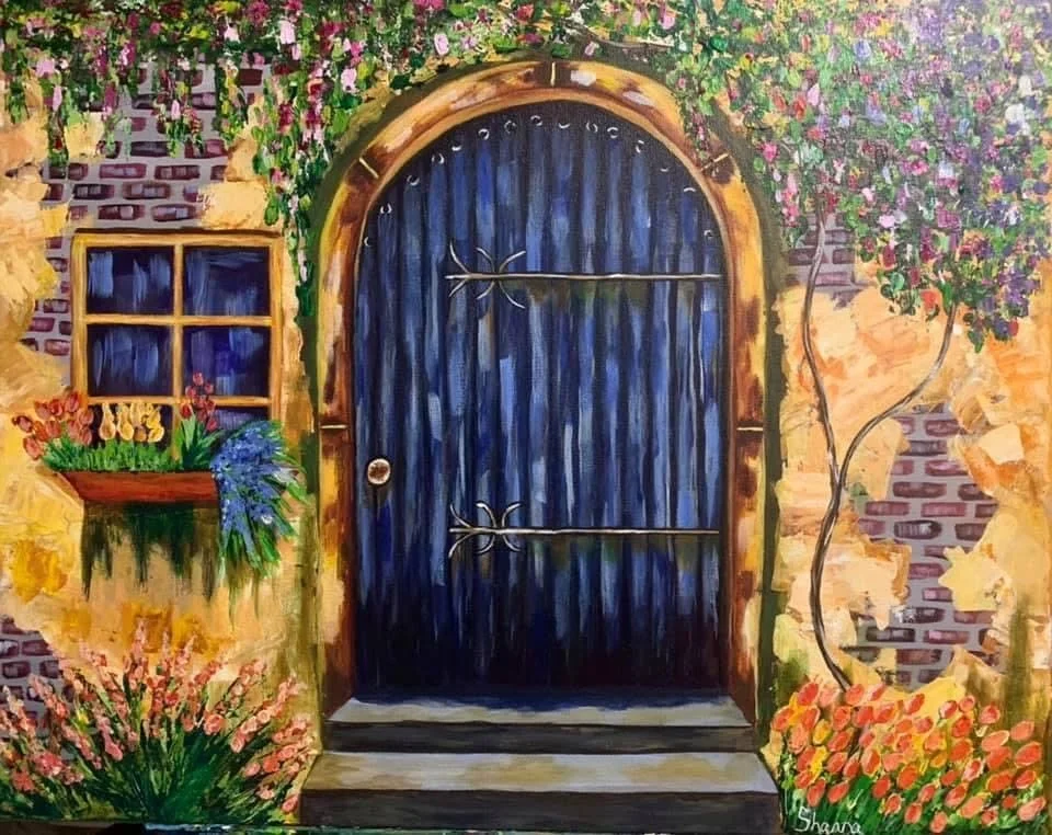 Behind the Blue Door