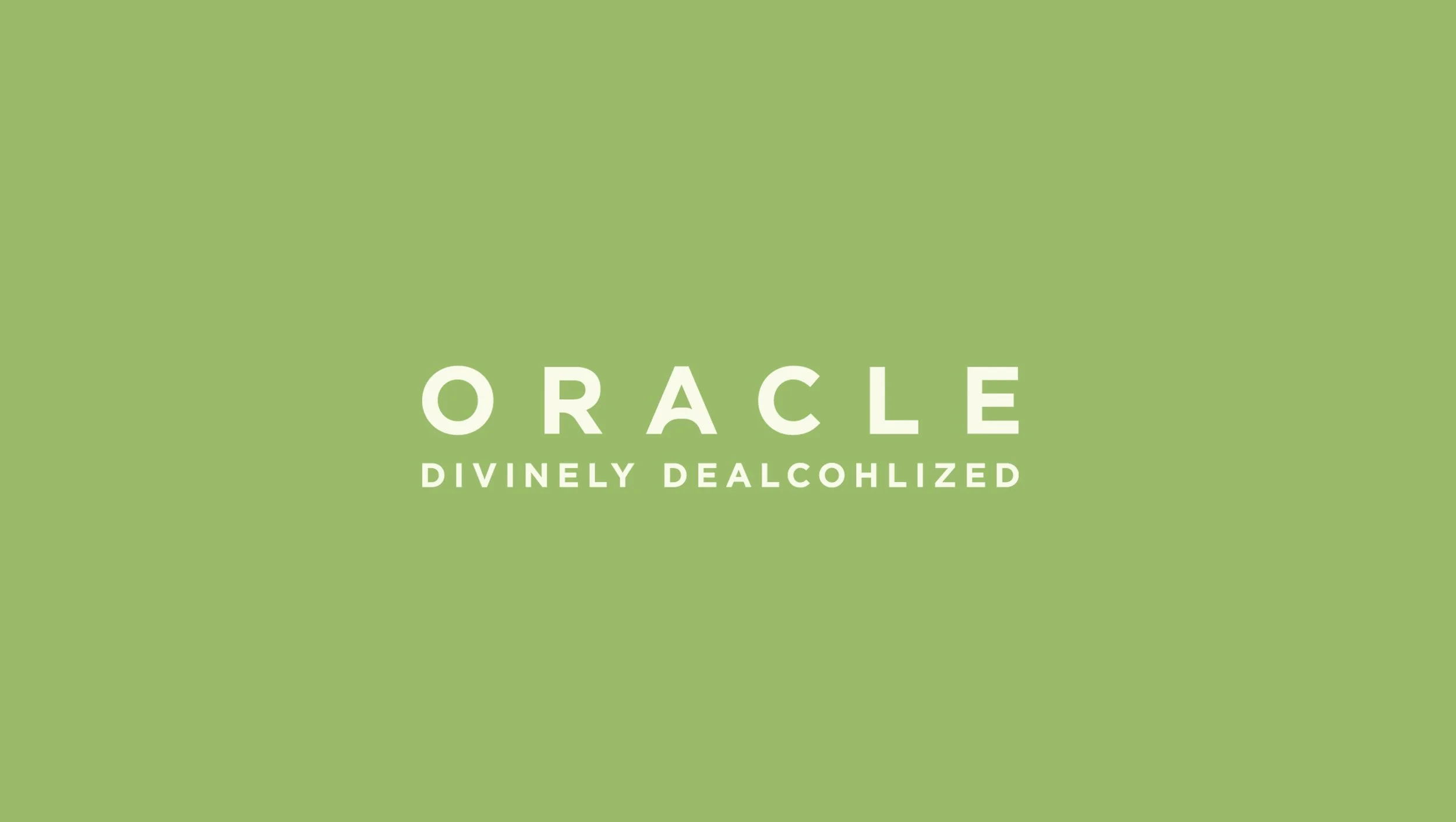 Green background with white text reading 'Oracle Divinely DealcOHIZED'.