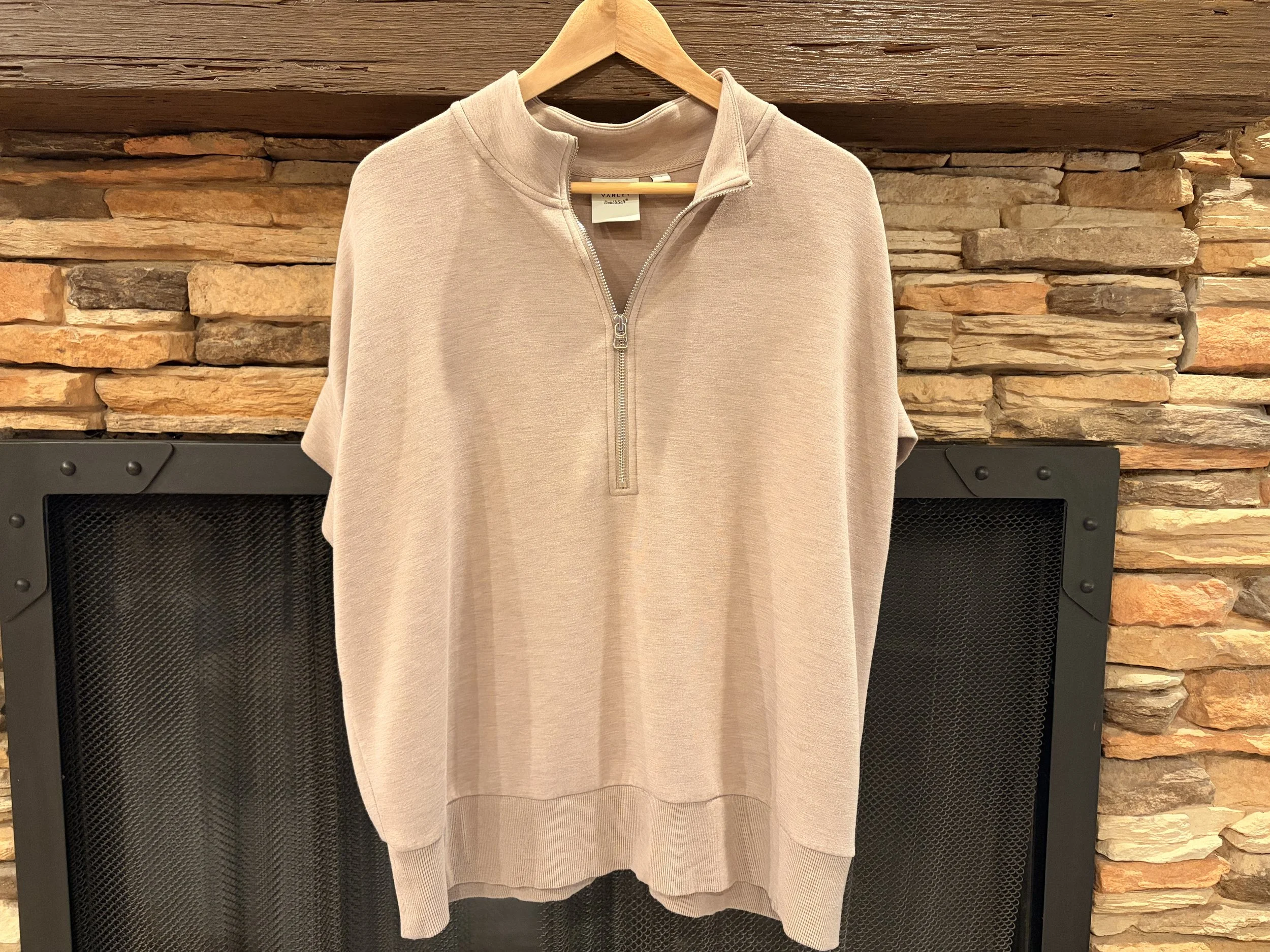 Varley - Ritchie Short Sleeve Sweat (size XL)