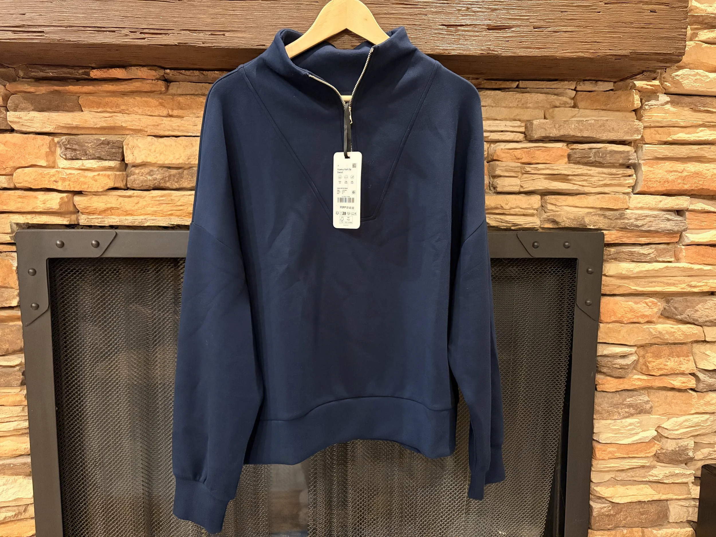 Varley - Hawley Half-Zip Sweat (size XL)
