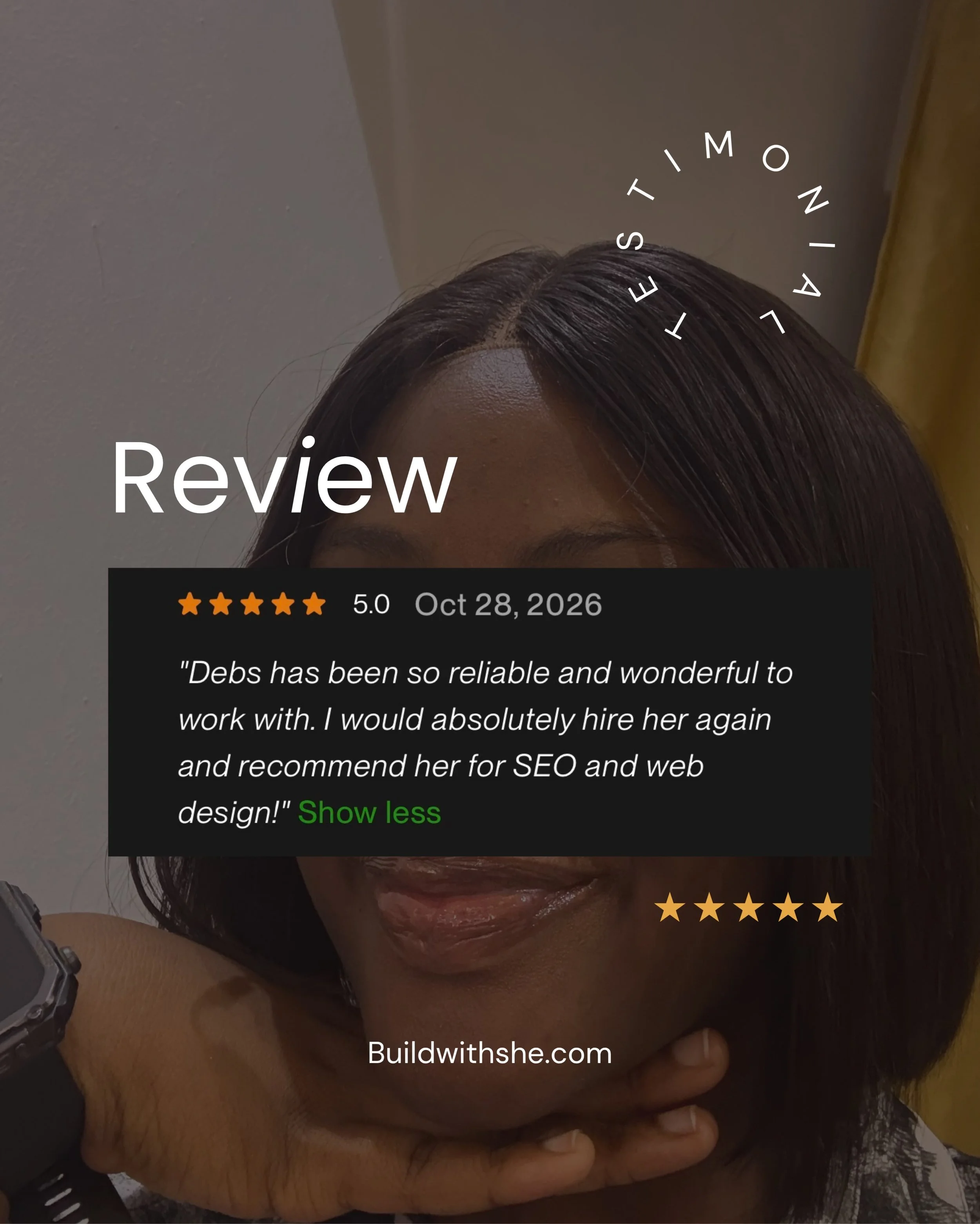 A happy client makes all the hard work worth it. 🤍

Grateful for the trust, the opportunity and the kind words.

#review #testimonial #therapist #smallbusinessowner #website