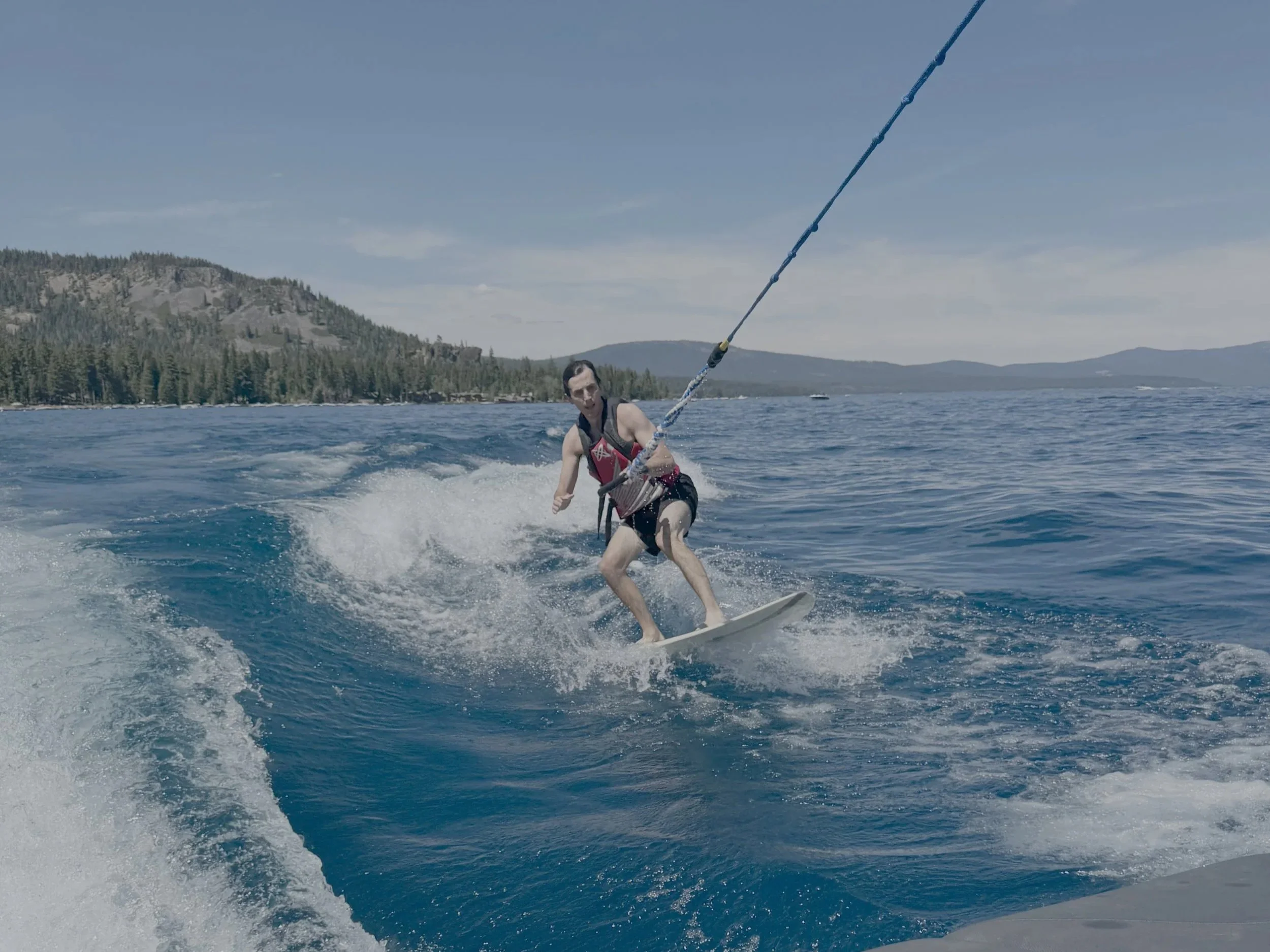Surfing Lake Tahoe