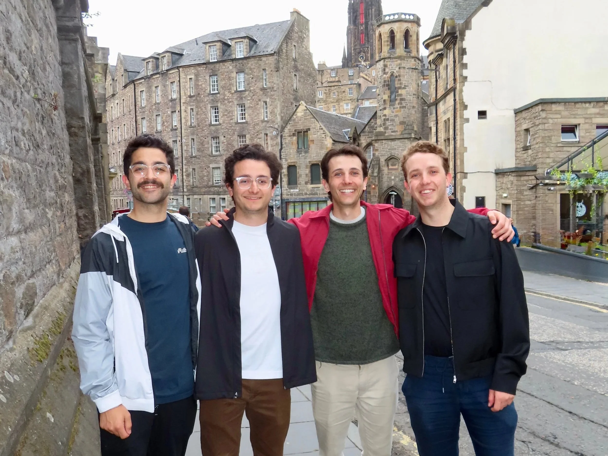 Edinburgh with my Brothers 