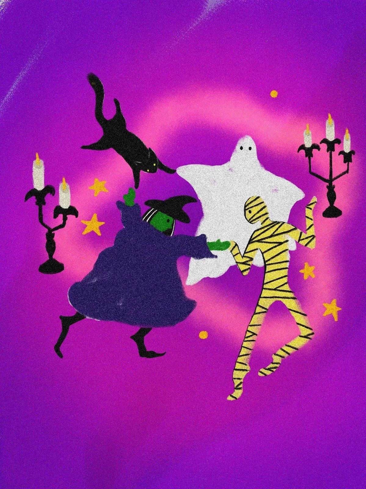 Halloween Fun 11x14" Print