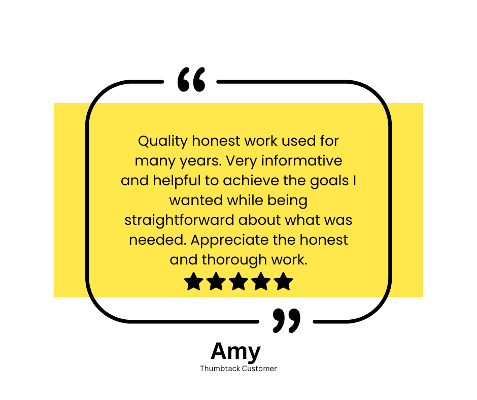 A customer review comment about a person named Ray installing an electric vehicle charger, praising his skills, patience, and recommending him for future work.