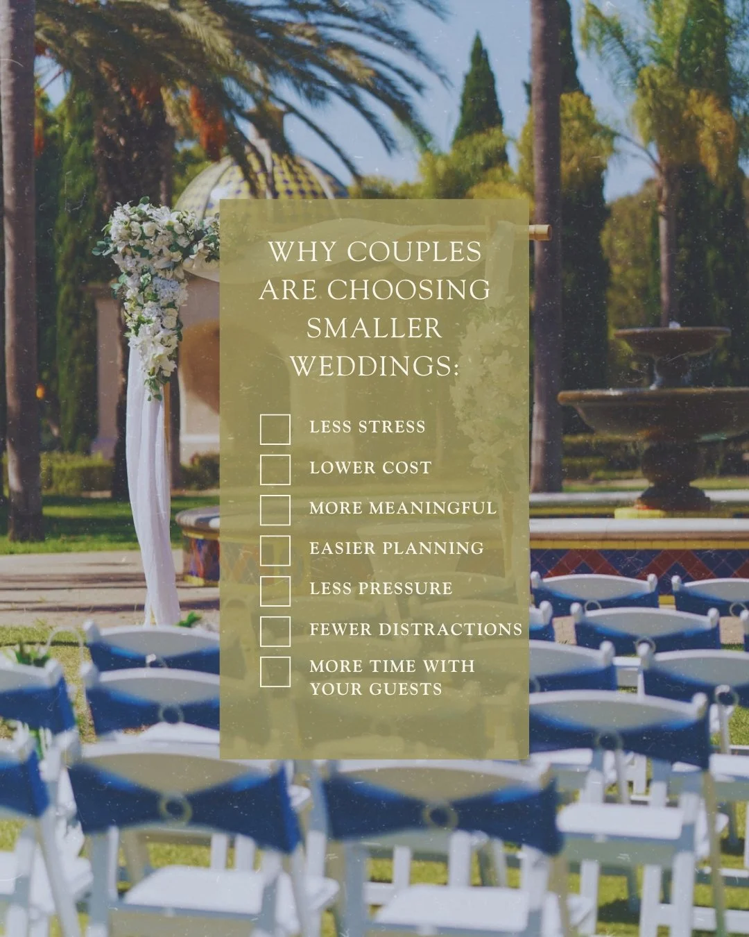 Big weddings aren't for everyone, and that's okay. 💕 More couples are choosing intimate celebrations that focus on what matters most: the people, the moment, and the memories. A micro wedding offers a personalized experience without sacrificing the 