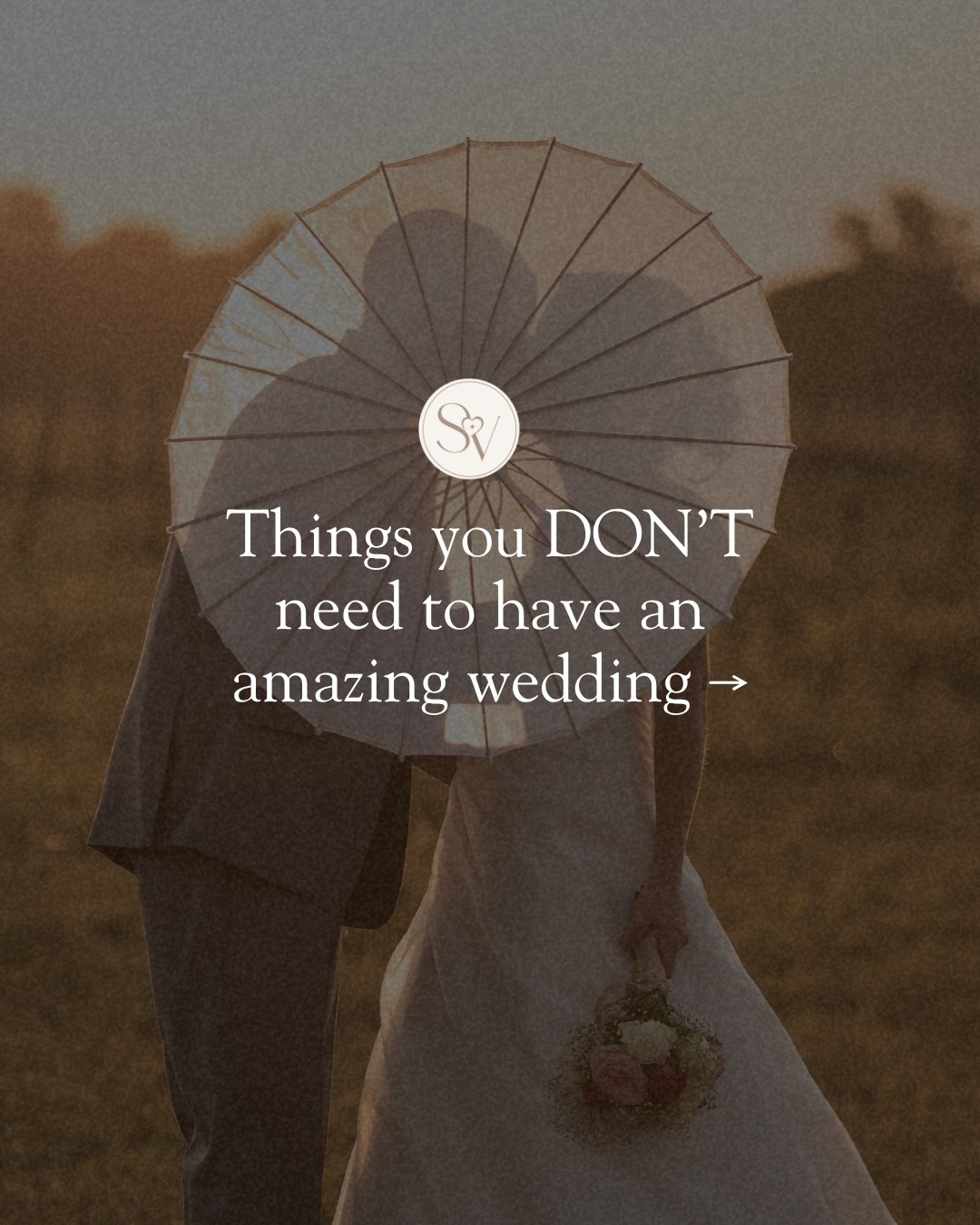 Your wedding doesn&rsquo;t have to check every traditional box to be an amazing one. 

Skip what doesn&rsquo;t feel like you. Keep what does. Make the day yours.

That&rsquo;s kind of the whole point.

#SanDiegoWedding #IntimateWedding #MicroWedding 
