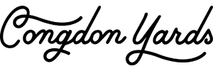 Logo for 'Congdon Yards.'