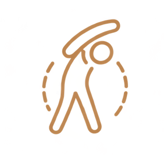 Une illustration stylisée d'un astronaute avec un casque et une combinaison, en couleurs jaune et marron, sur un fond noir avec des accents rouges.