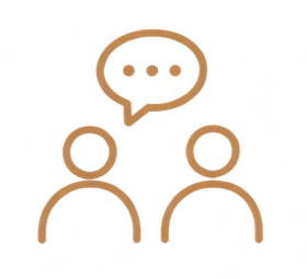 Dessin d'un visage souriant en forme de stick-figure with des cercles comme yeux et corps, dessiné à la main.