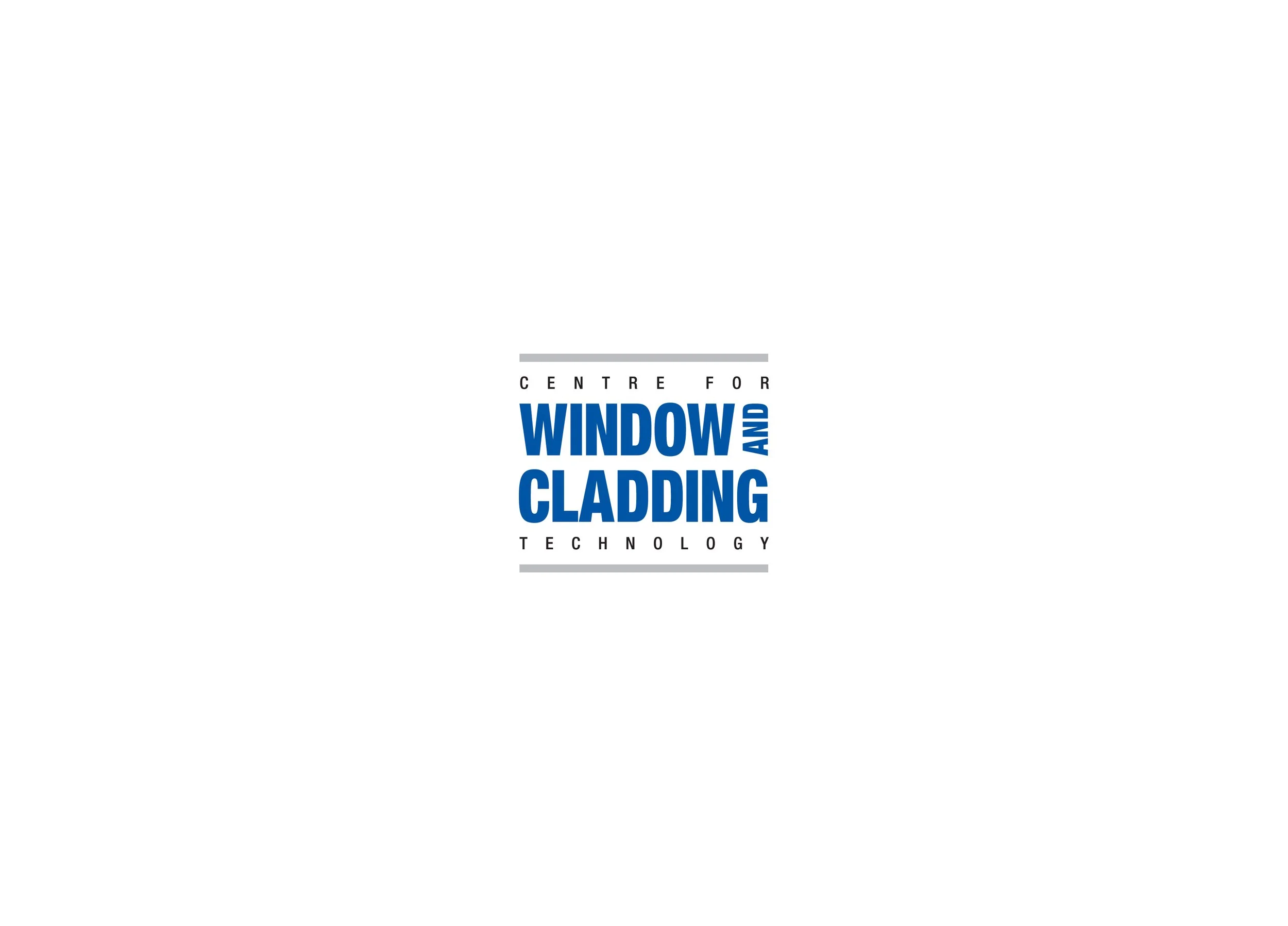 Logo for the Centre for Window and Cladding Technology with blue and black text on a white background.