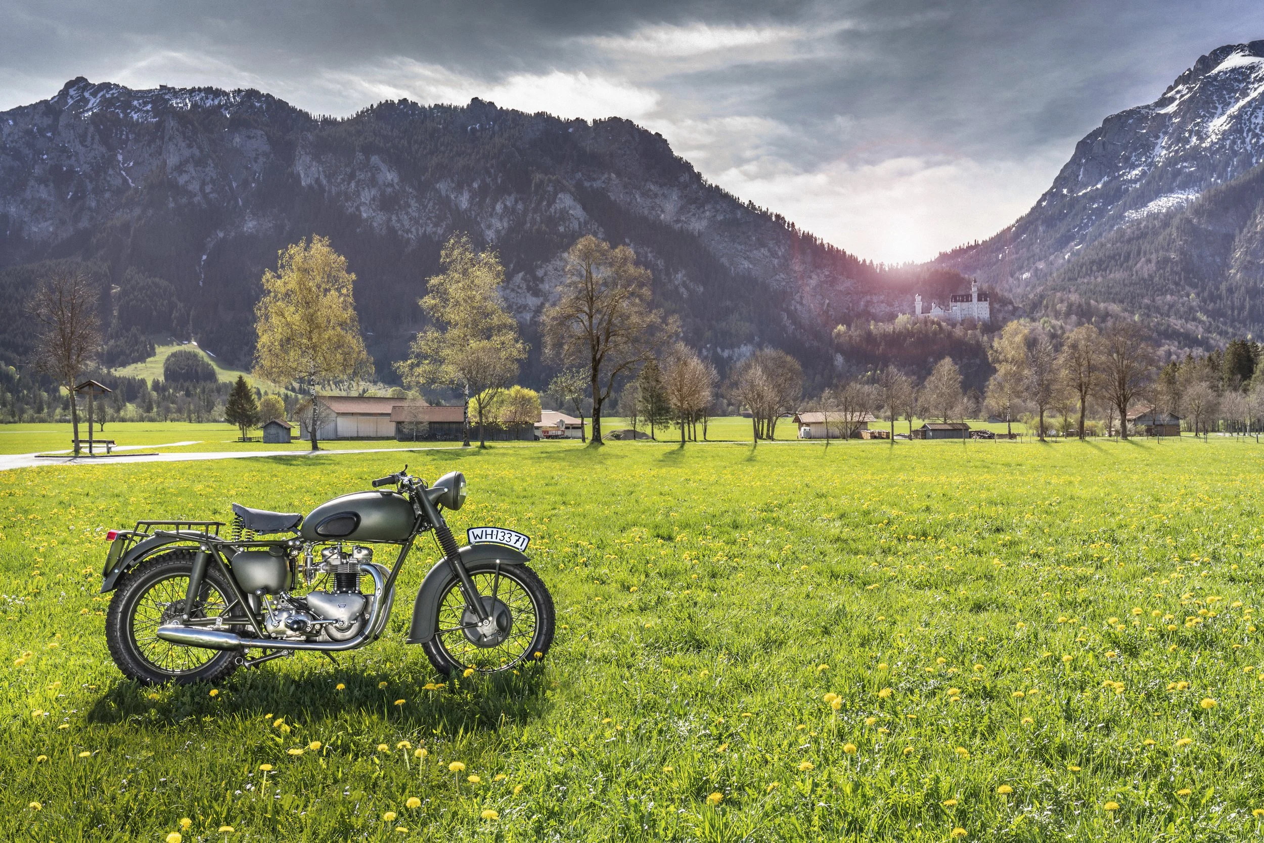 Triumph TR6 Trophy 1961 (Dark)- Image 1- Neuschwanstein Castle Germany.jpg