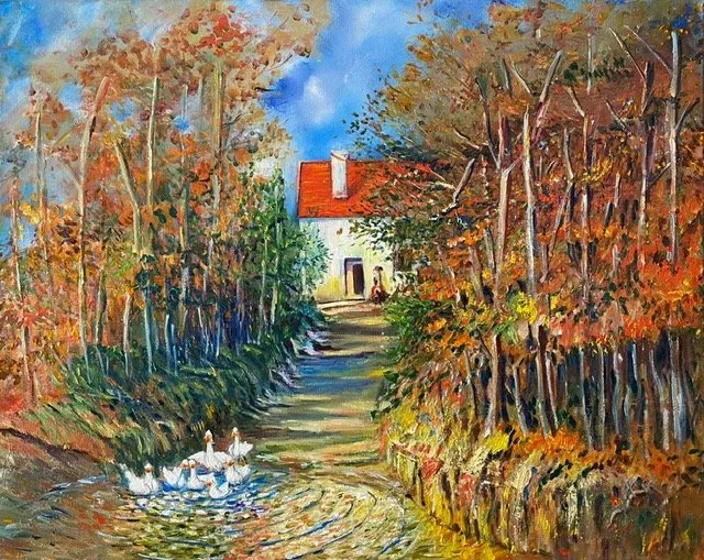 Oche nello stagno