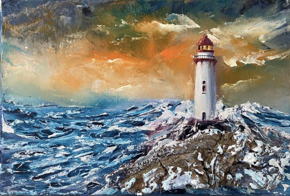 Scoglio con faro