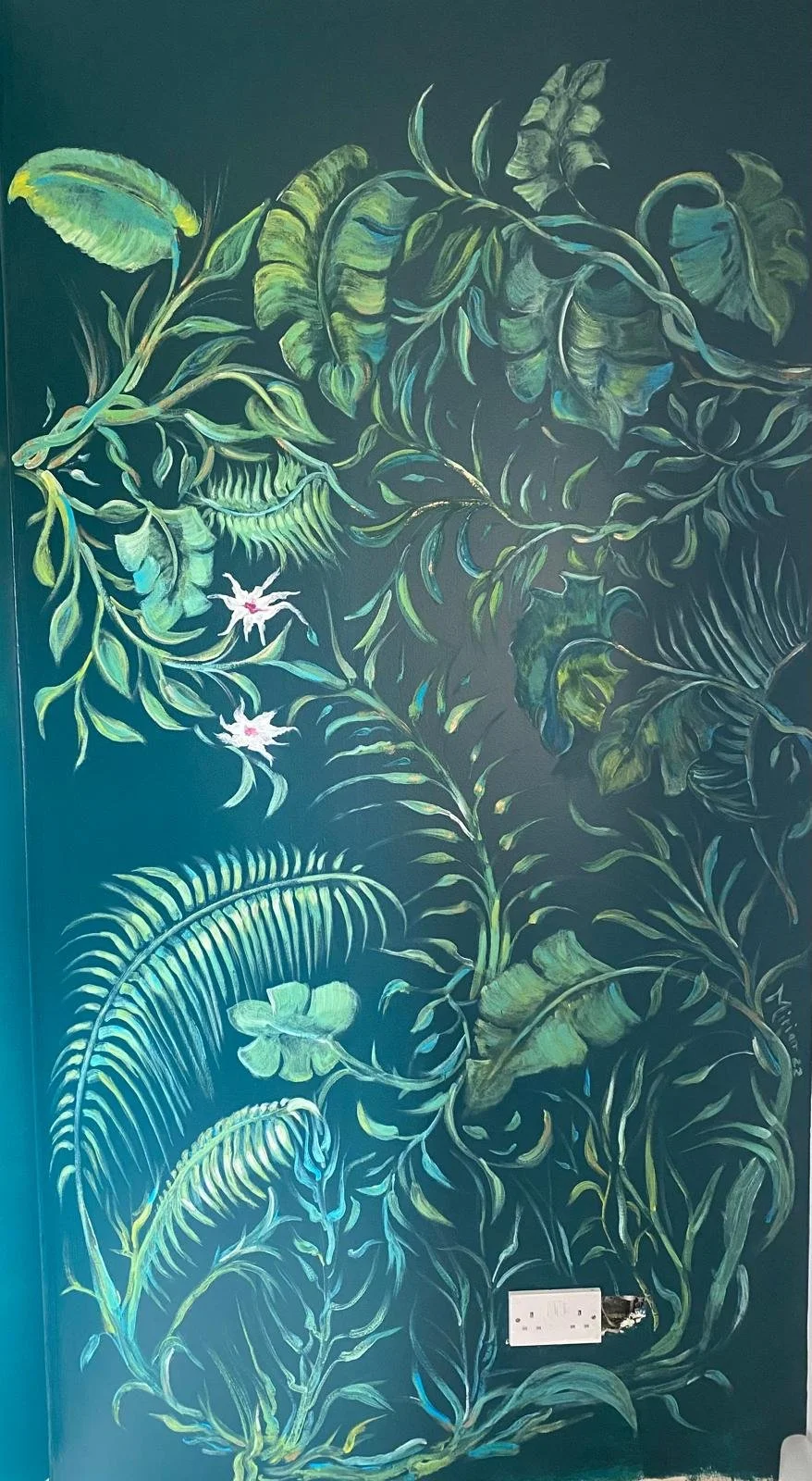 Murales di fiori