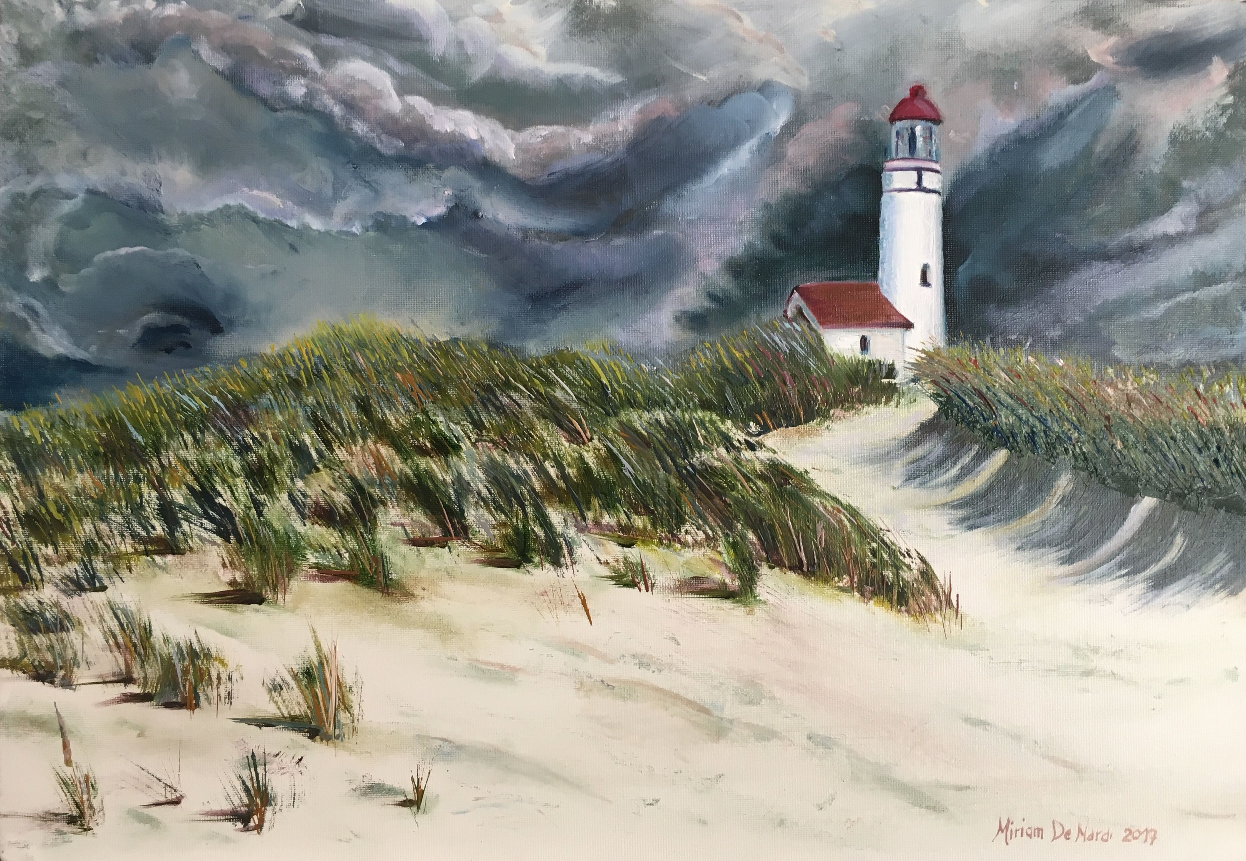 Faro in collina