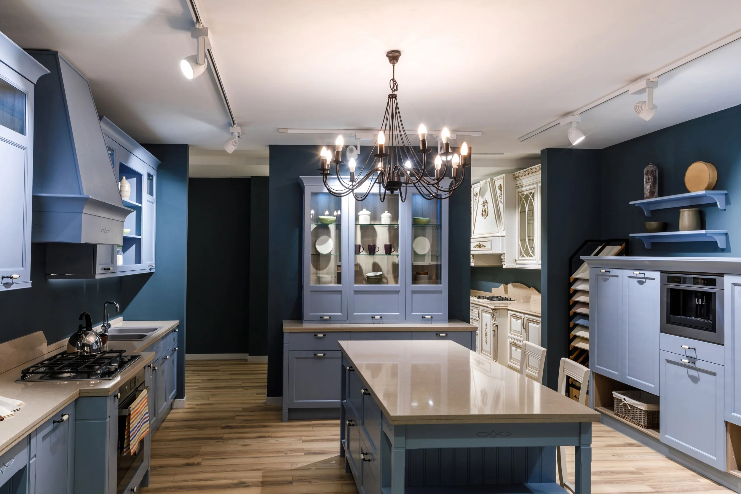 Transitional Kitchen – Blue