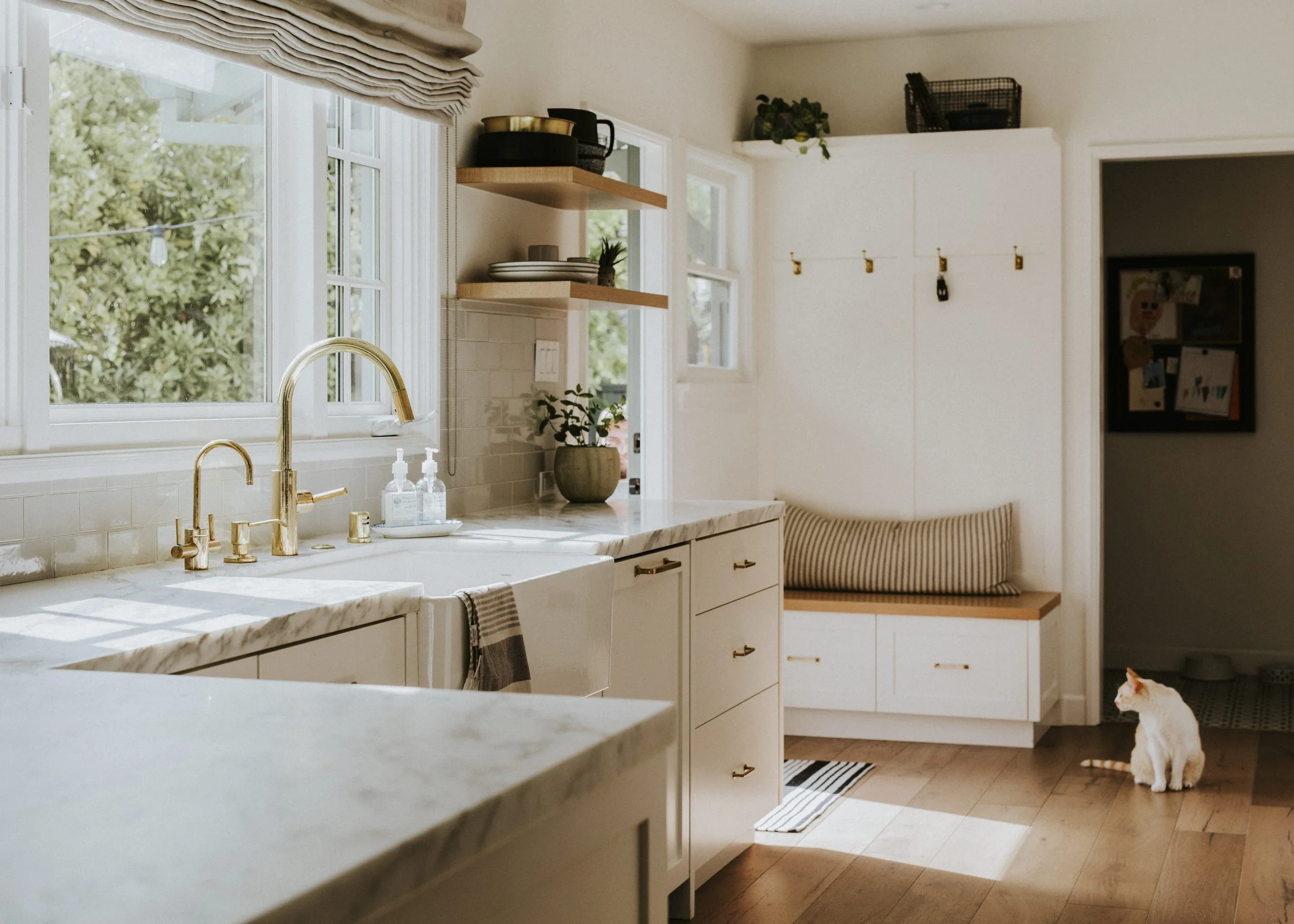 Transitional Kitchen – White