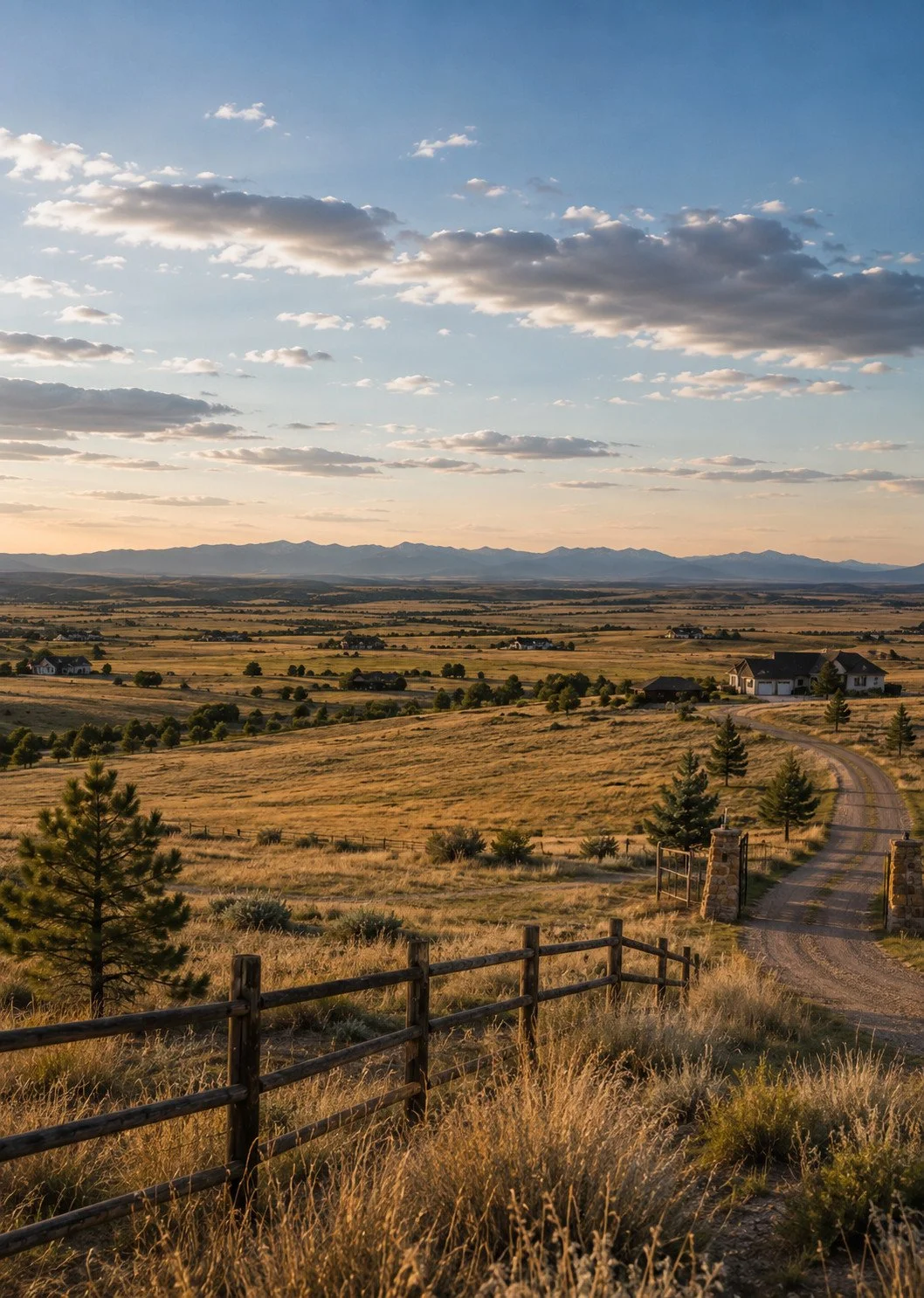 Acreage property illustrating ADU and guest house site conditions in Franktown and Sedalia, Colorado