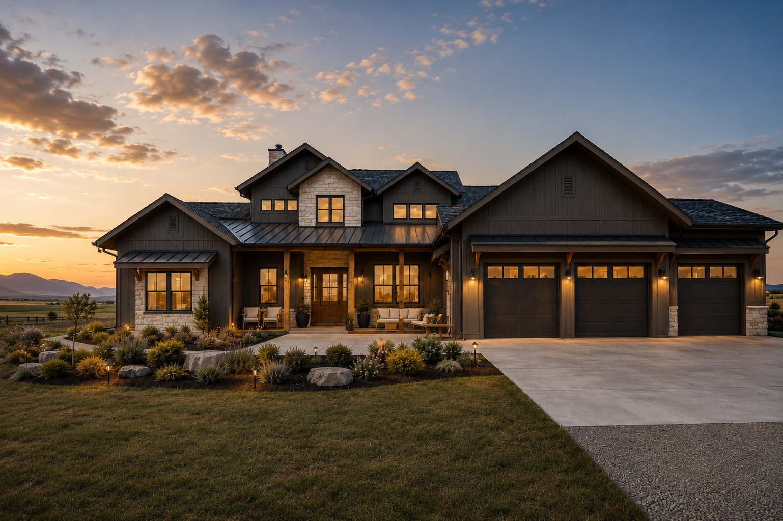 Custom home design on 35-acre property, Parker, Colorado