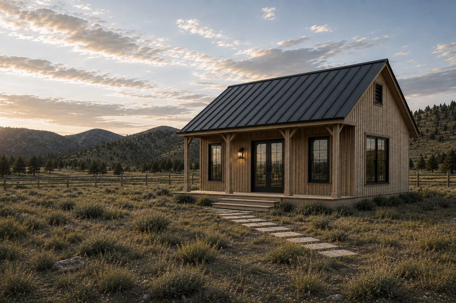 Prefab style detached living space by Stone Aspen Signature Builders
