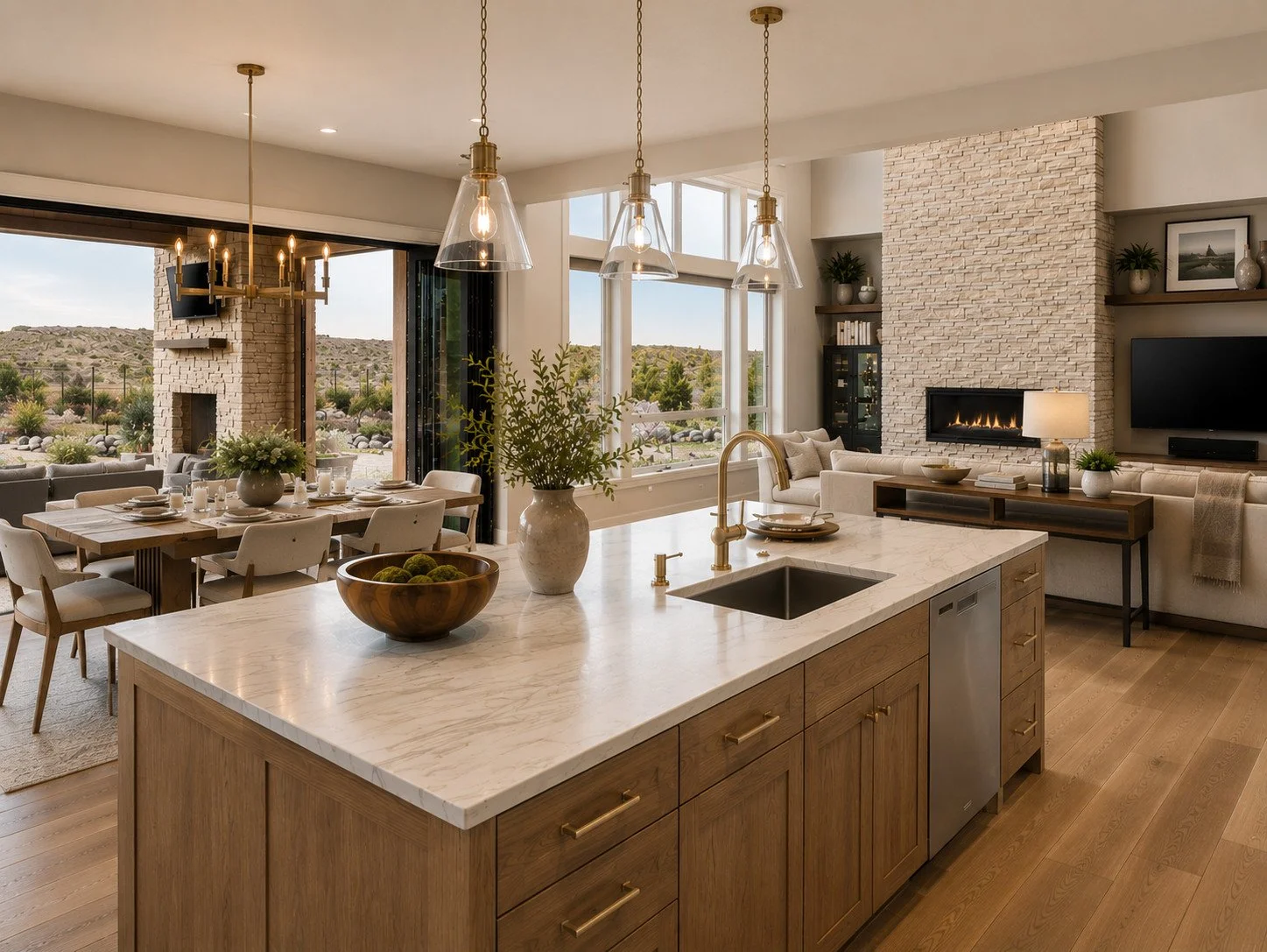 Interior design detail, Stone Aspen Signature Builders Castle Rock Colorado