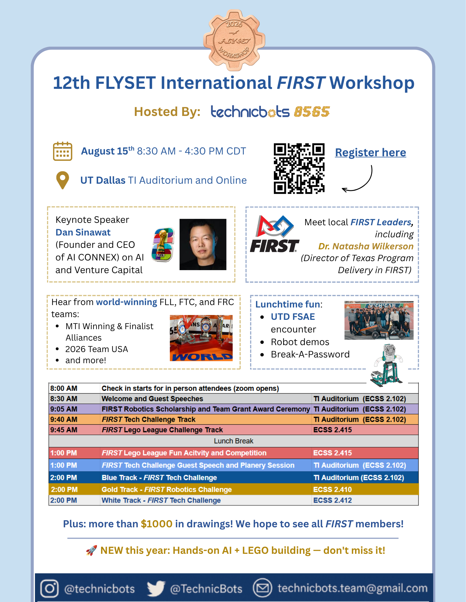 12th FLYSET International FIRST Workshop