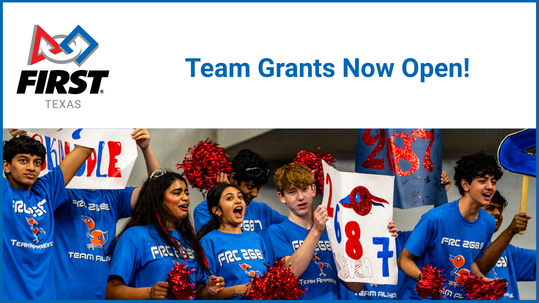 Team Grant Applications Now Open!