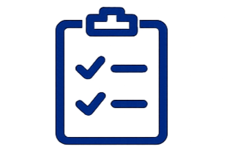 Icon of a clipboard with checkmarks indicating completed tasks.