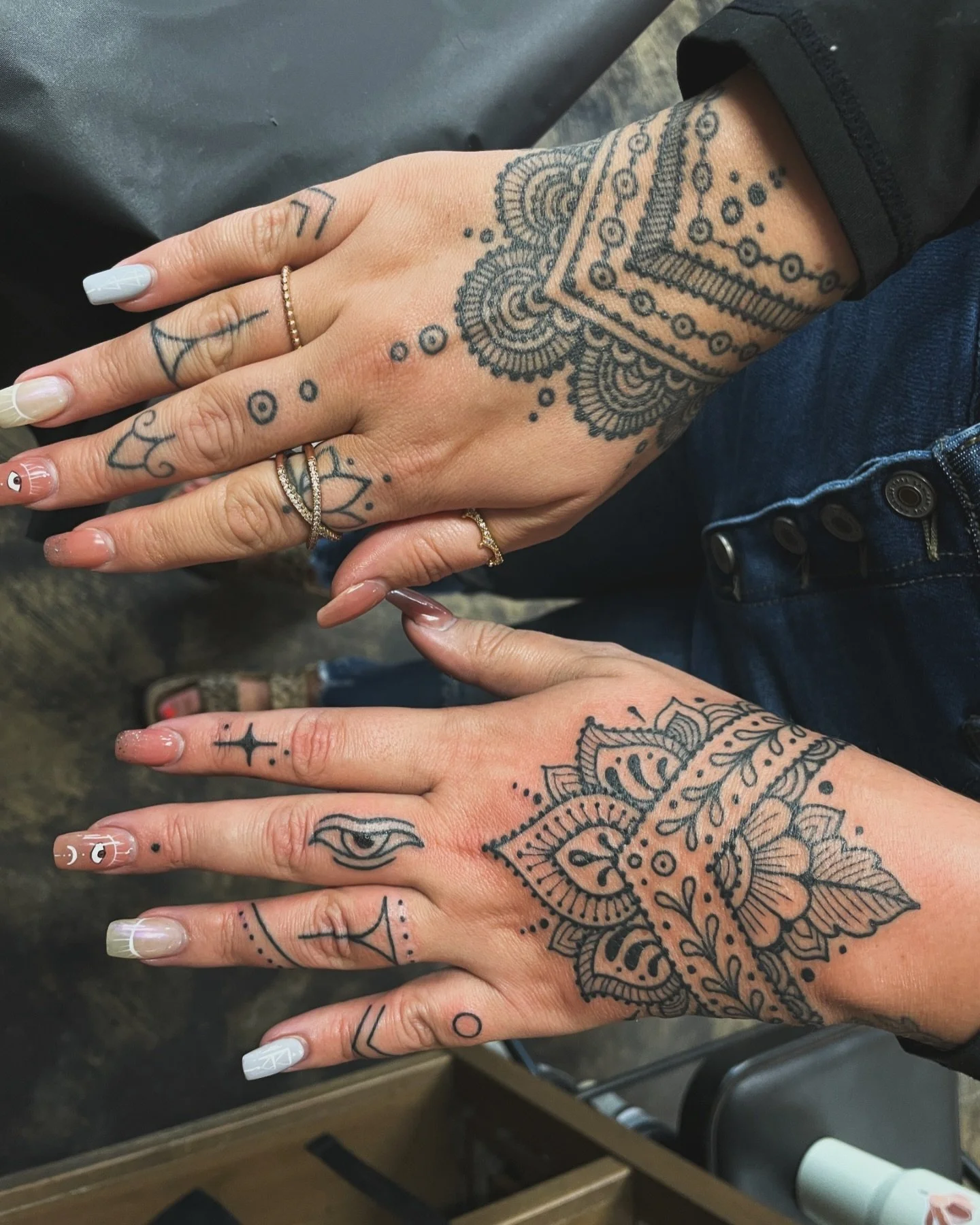 One healed, one fresh. Heart Tattoo. Now more than ever.