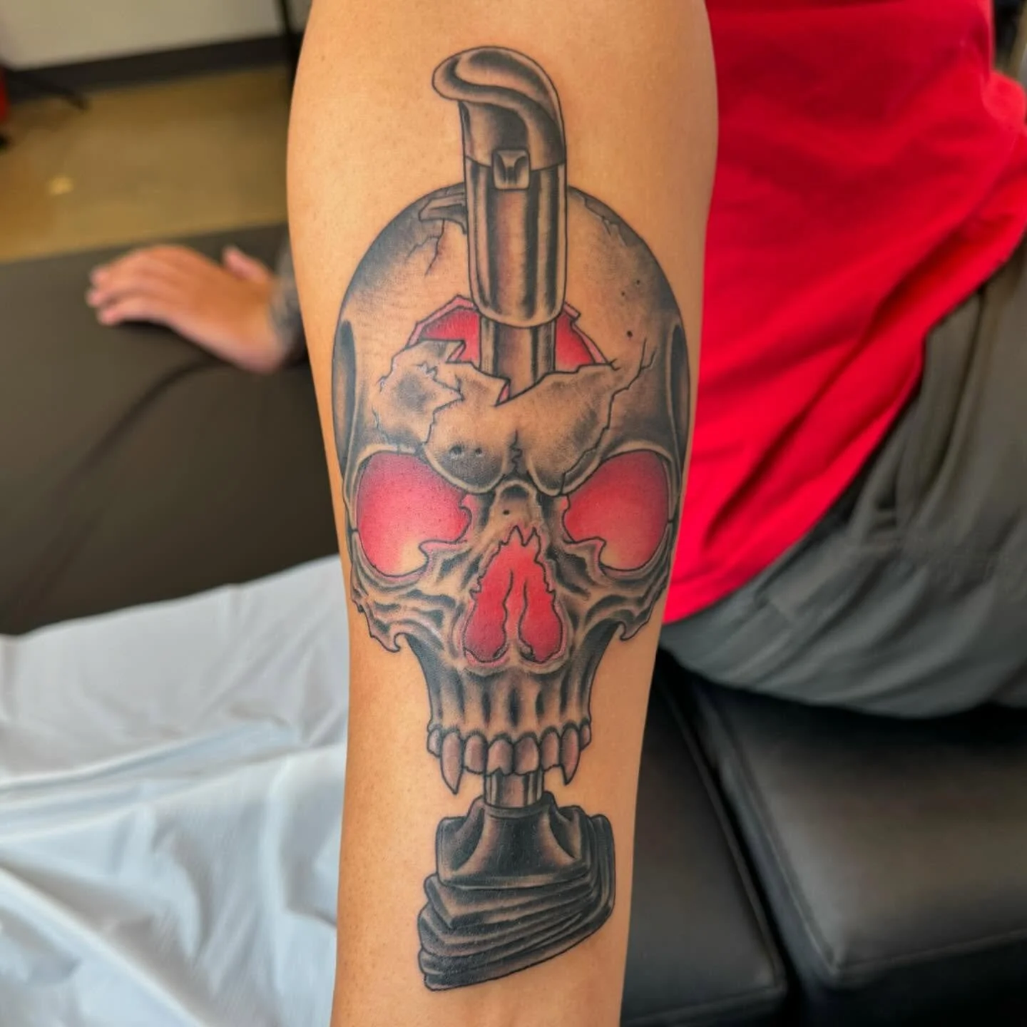 First tat at the new location!