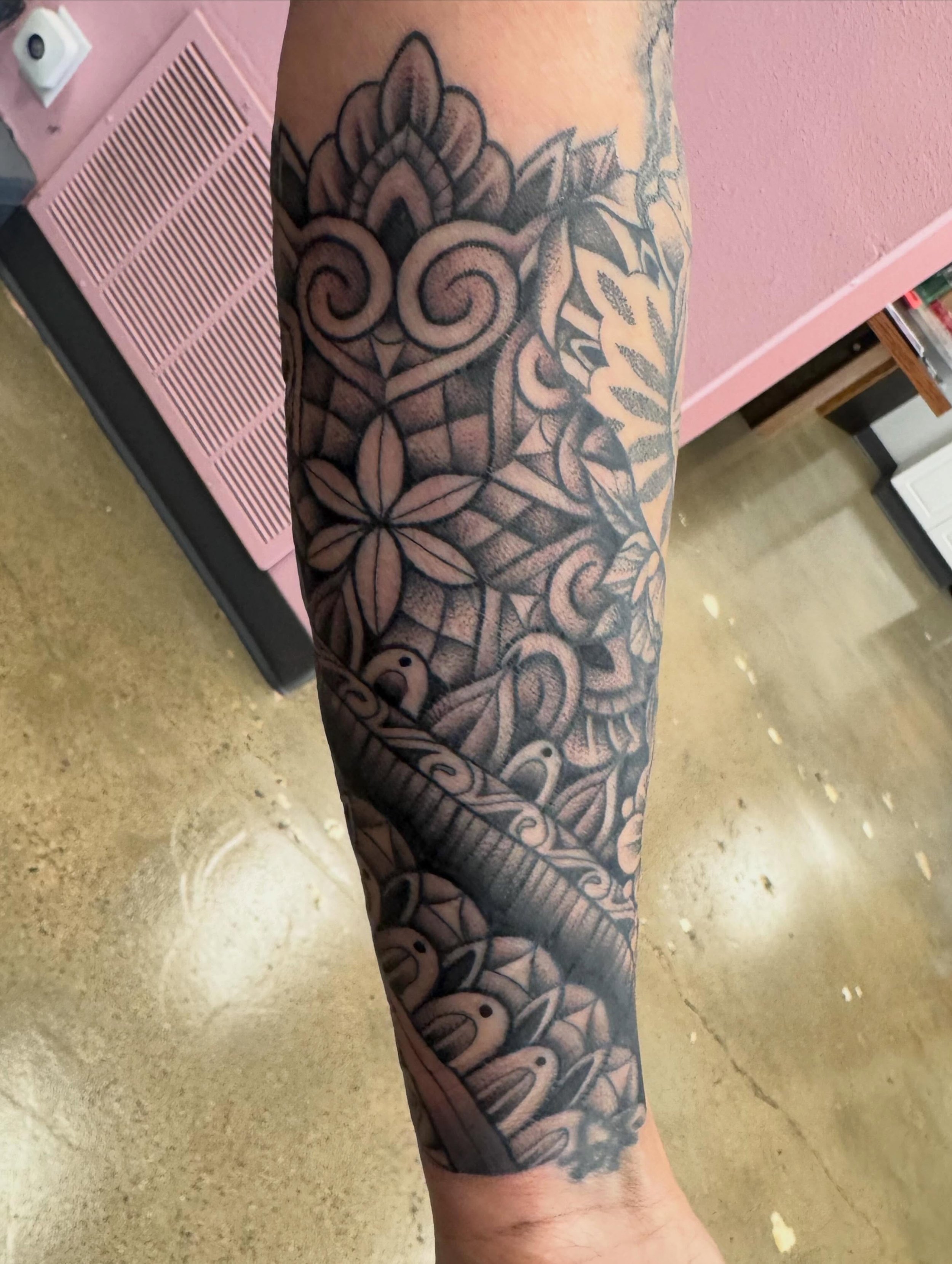 Lower arm done recently @hearttattoo605