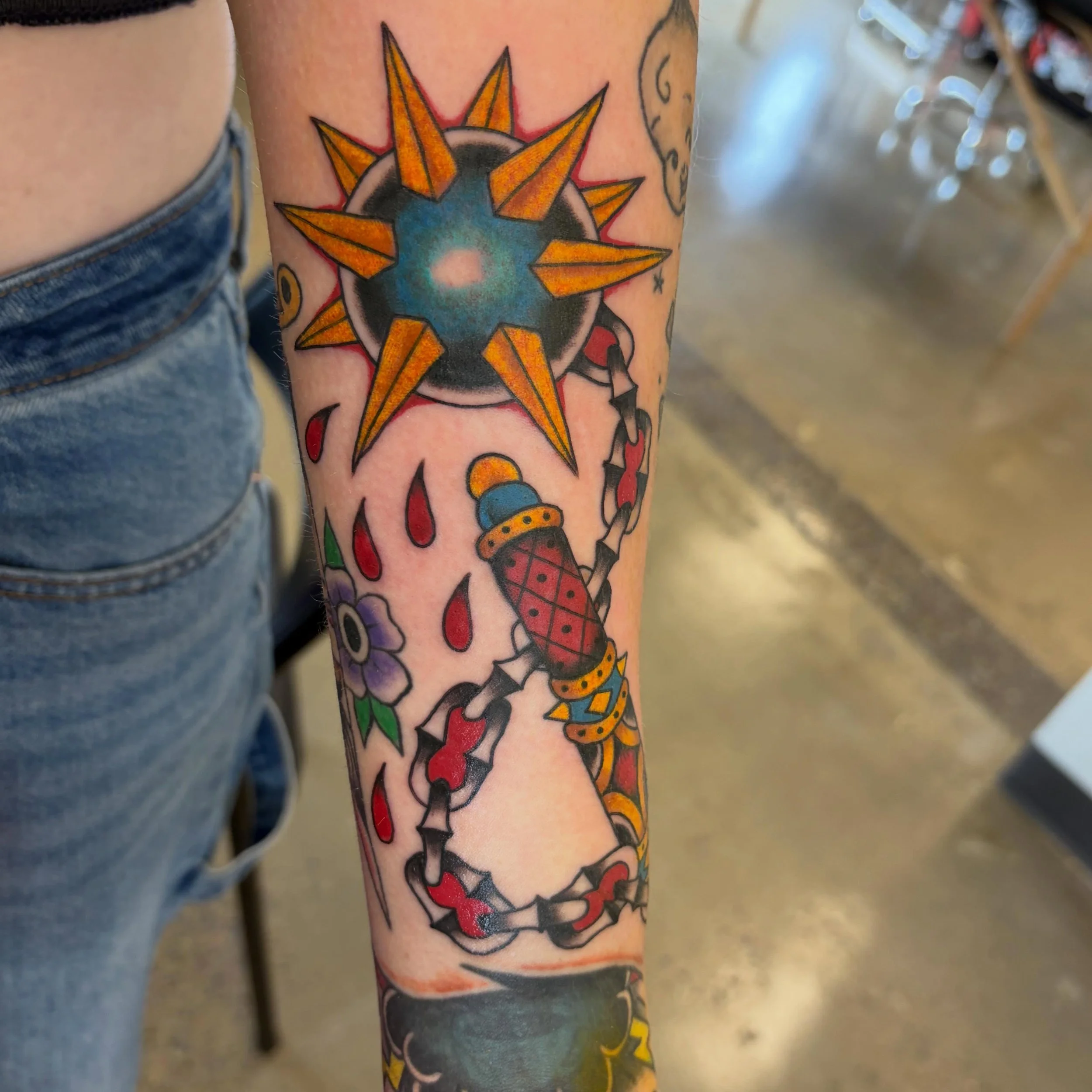 Thanks Aiden and Luke! Appreciate the trust greatly. 
.
.
.
.
#hearttattoo605 #tattooapprentice #tattooflash #americantraditional #tattoos