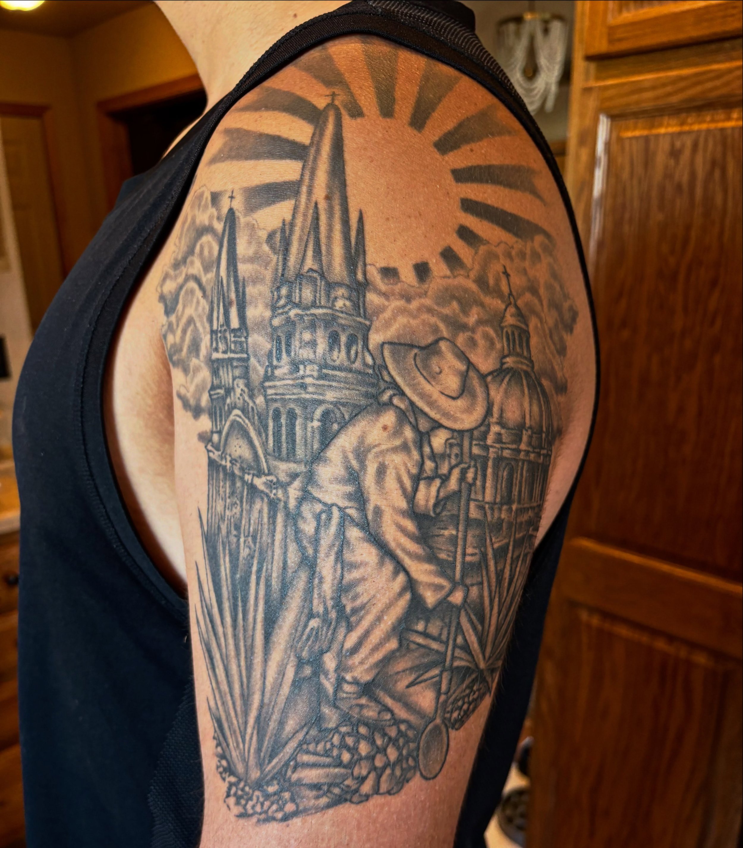 It&rsquo;s fully healed, this piece was inspired by the culture and Cathedral of Guadalajara.