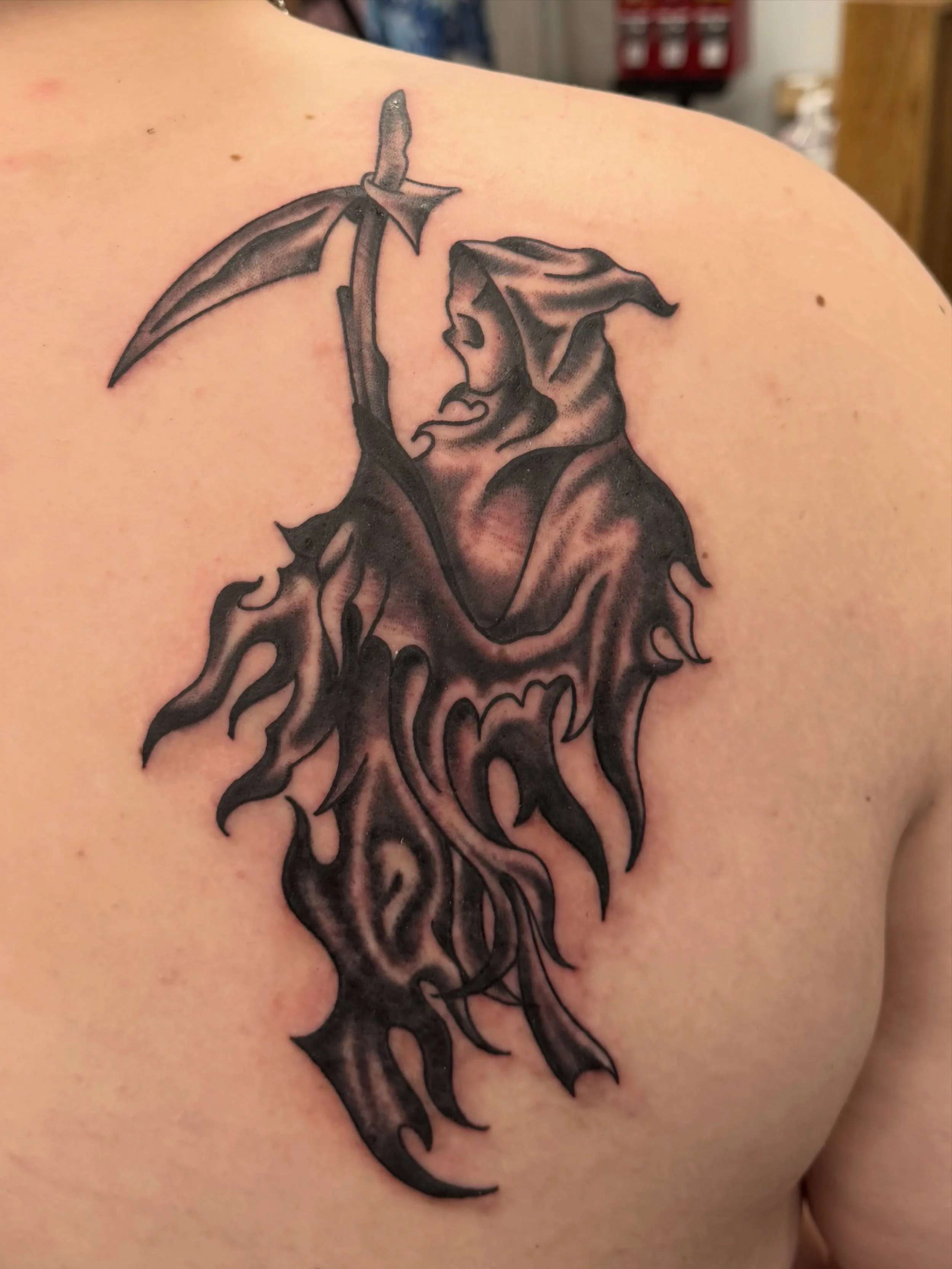 recreated dads old tat 💀