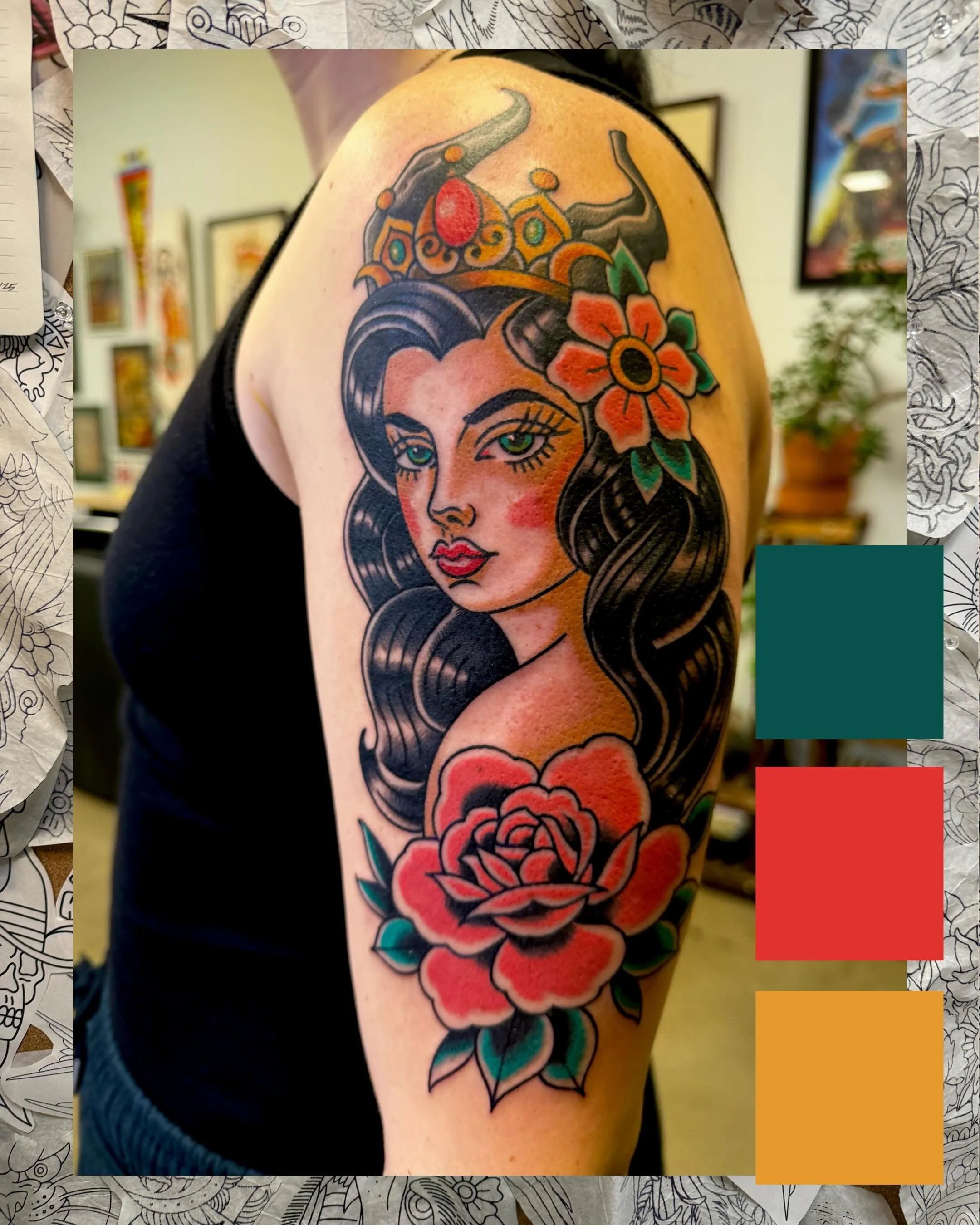 Happy Friday &hearts;️ Take a moment to check out some of our artists&rsquo; recent work! 

To book an appointment, give us a call or send us an email:
📞 605-275-2000
✉️ Hearttattoo.sf@gmail.com